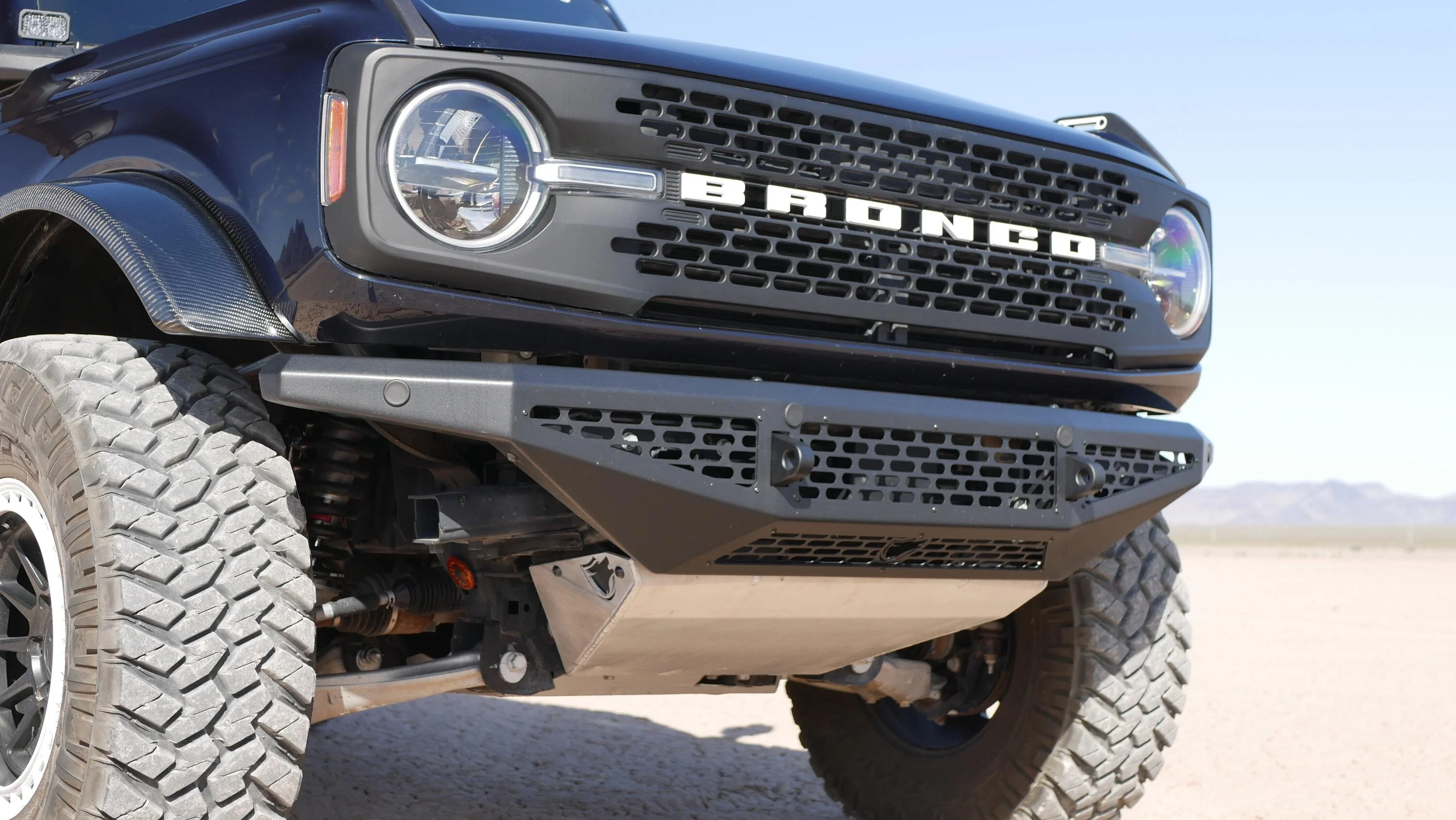 Ford Bronco Lobo Off-Road Crash Bar Erase & Brace Kit P1060849