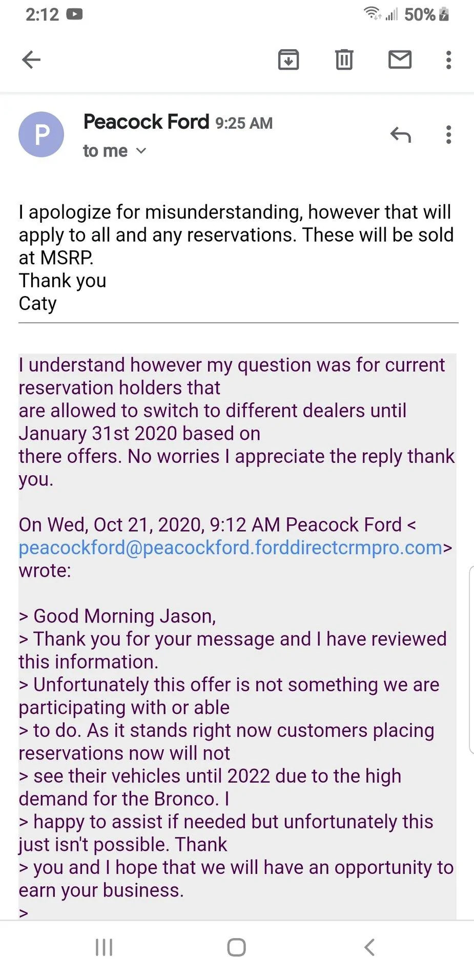 Ford Bronco Best Florida Dealer? Screenshot_20201021-141249_Gmail