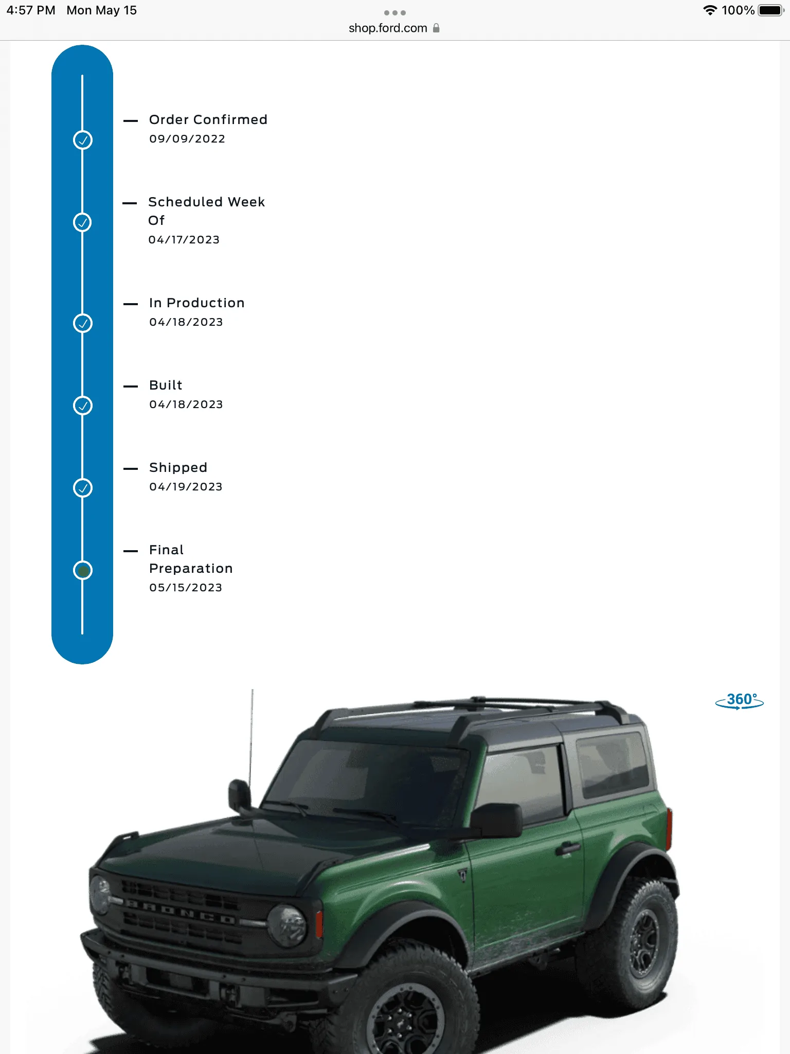 Ford Bronco CALLING ALL GRANGTOBER ORDER PLACERS 572B6996-855B-469B-8EC4-3BEF8FCE88E6