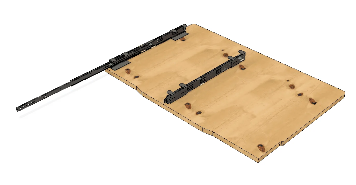 Ford Bronco Open-Source: Trunk Storage System (Open TSS) OSTSS Drawer Slid