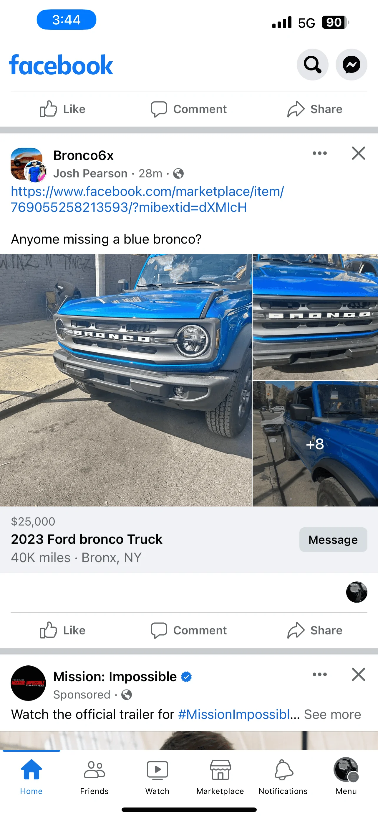 Ford Bronco Possibly stolen bronco IMG_3947
