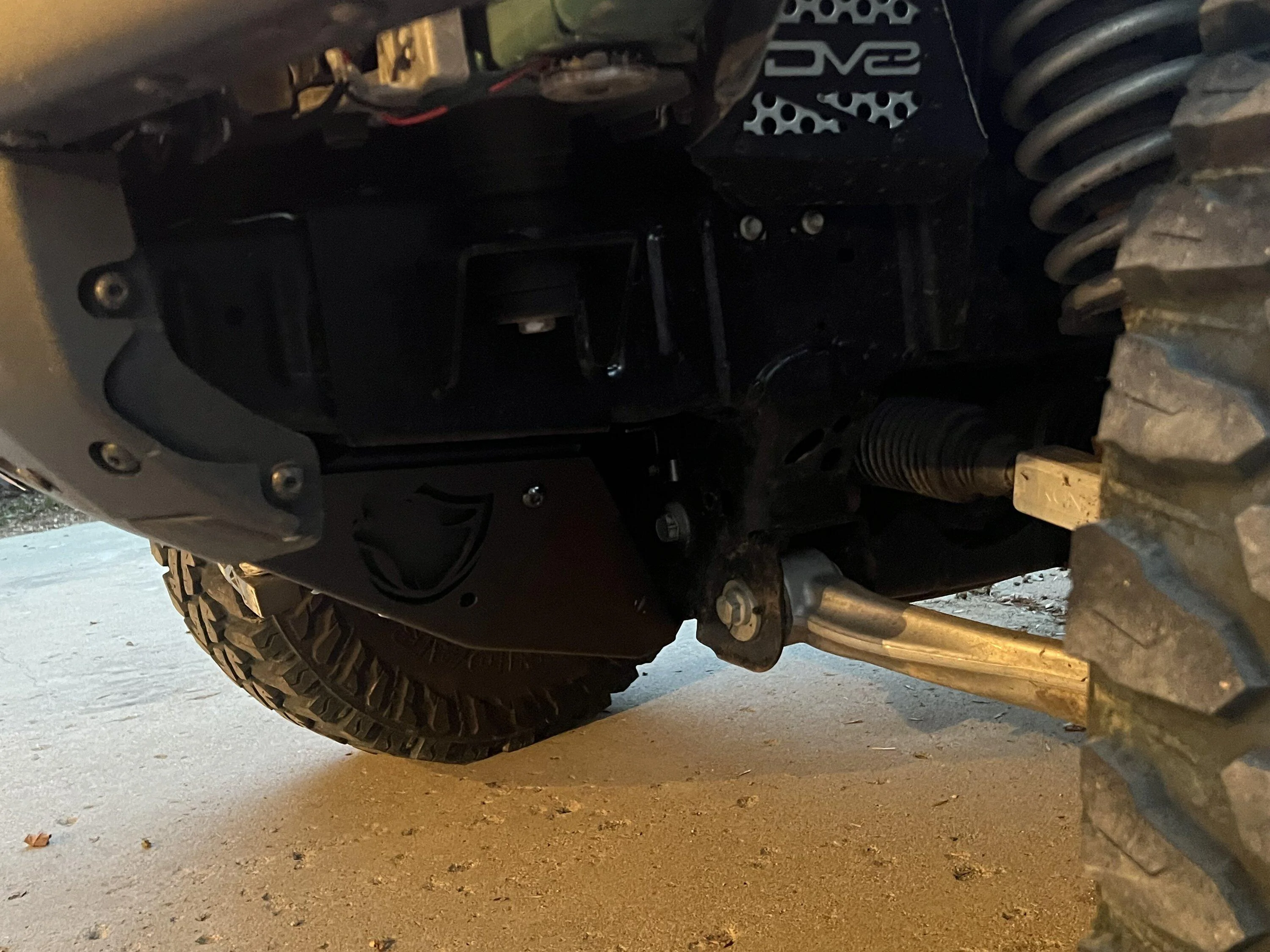 Ford Bronco Lobo hidden winch mount installed IMG_3407