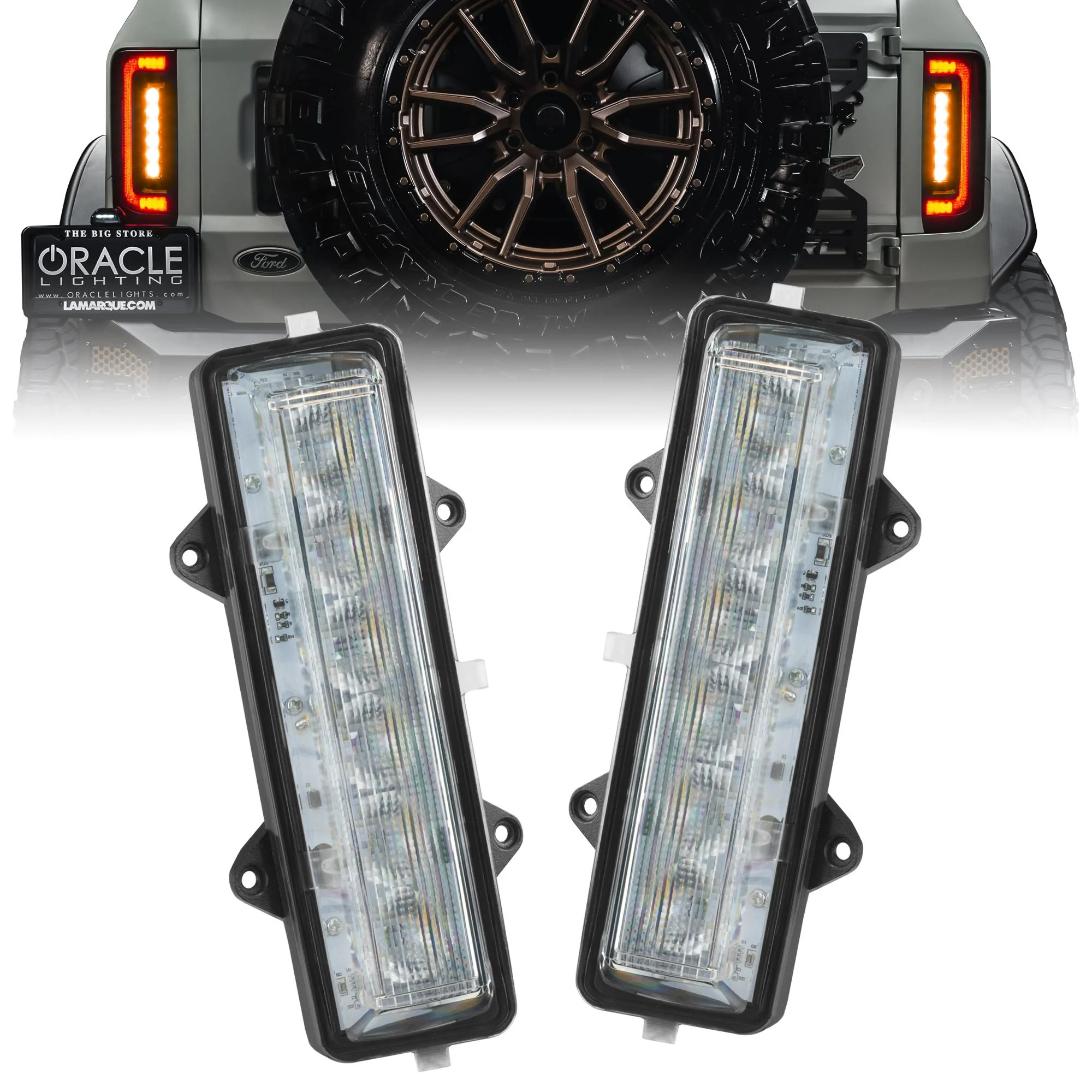 Ford Bronco ORACLE LIGHTING: DUAL FUNCTION AMBER/WHITE REVERSE LED MODULES FOR FORD BRONCO FLUSH TAIL LIGHTS 52885009588_1c5fc93648_o