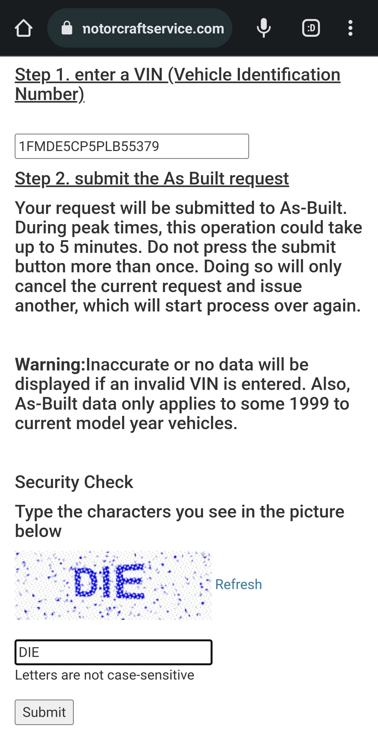 Ford Bronco 5/15/2023 Build Week Screenshot_20230518_171959_Chrom