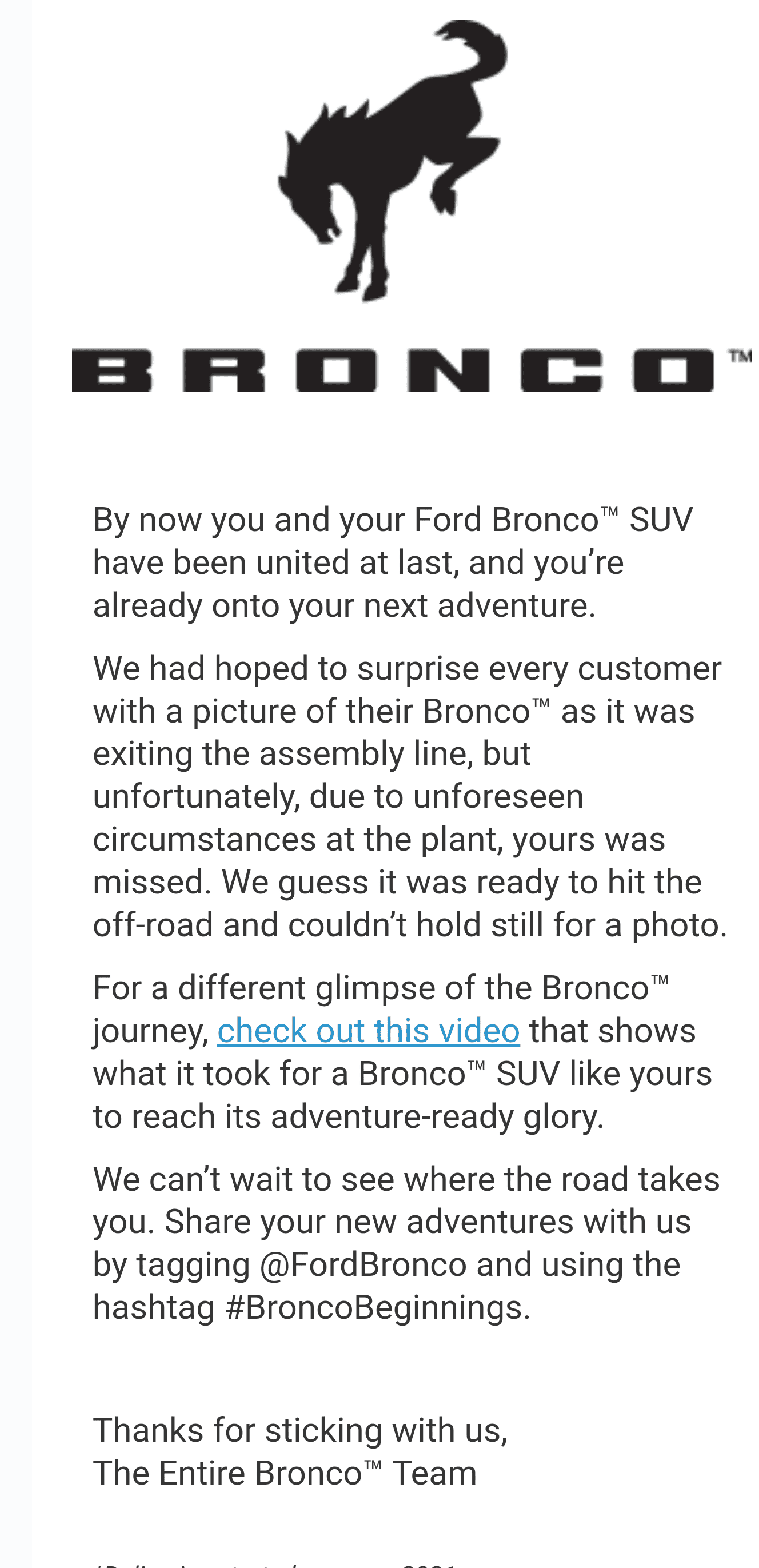 Ford Bronco CALLING ALL GRANGTOBER ORDER PLACERS Screenshot_20230519-115049