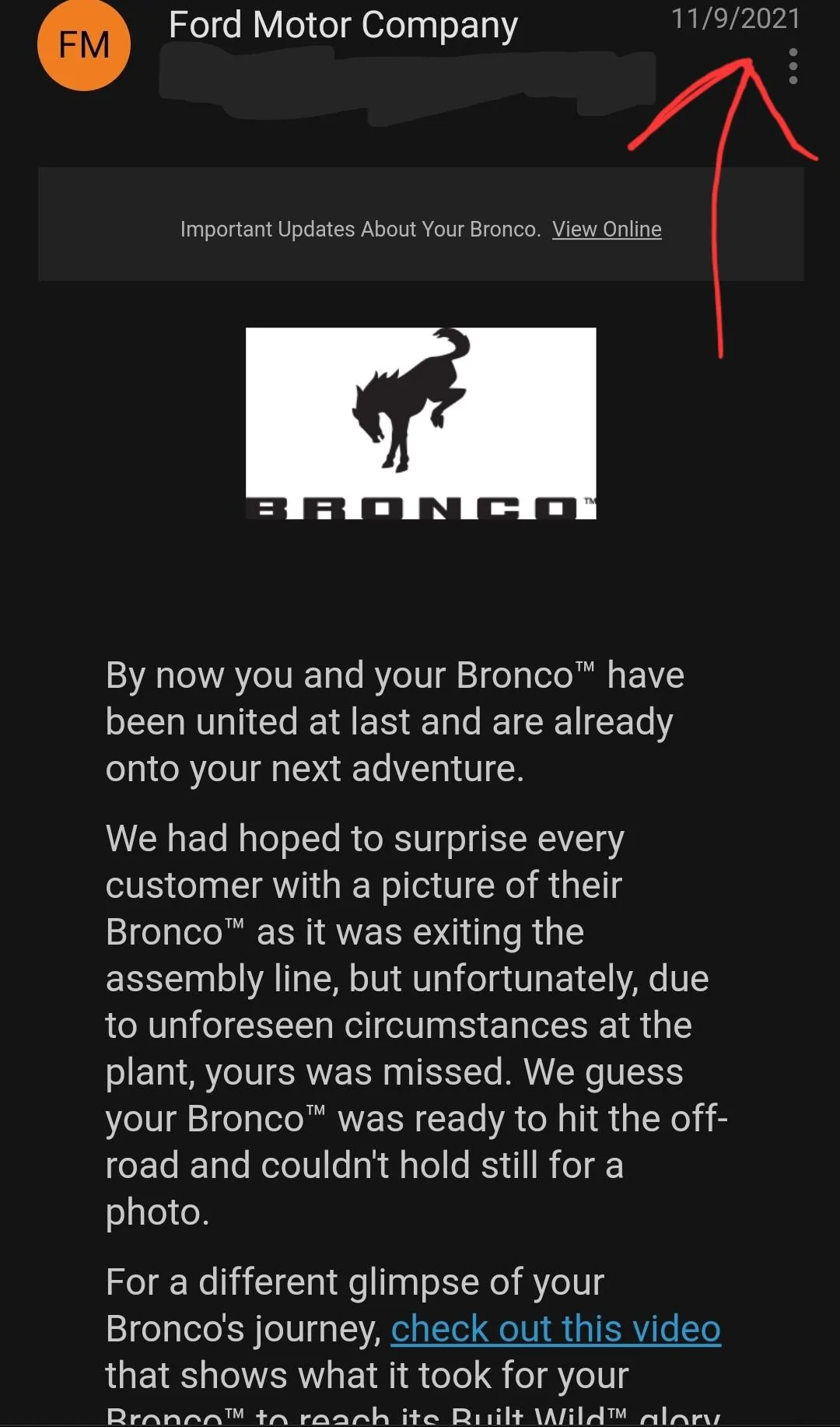 Ford Bronco No assembly line pic? No problem! Ford's ridiculous solution... Screenshot_20230519_185822_Outlook