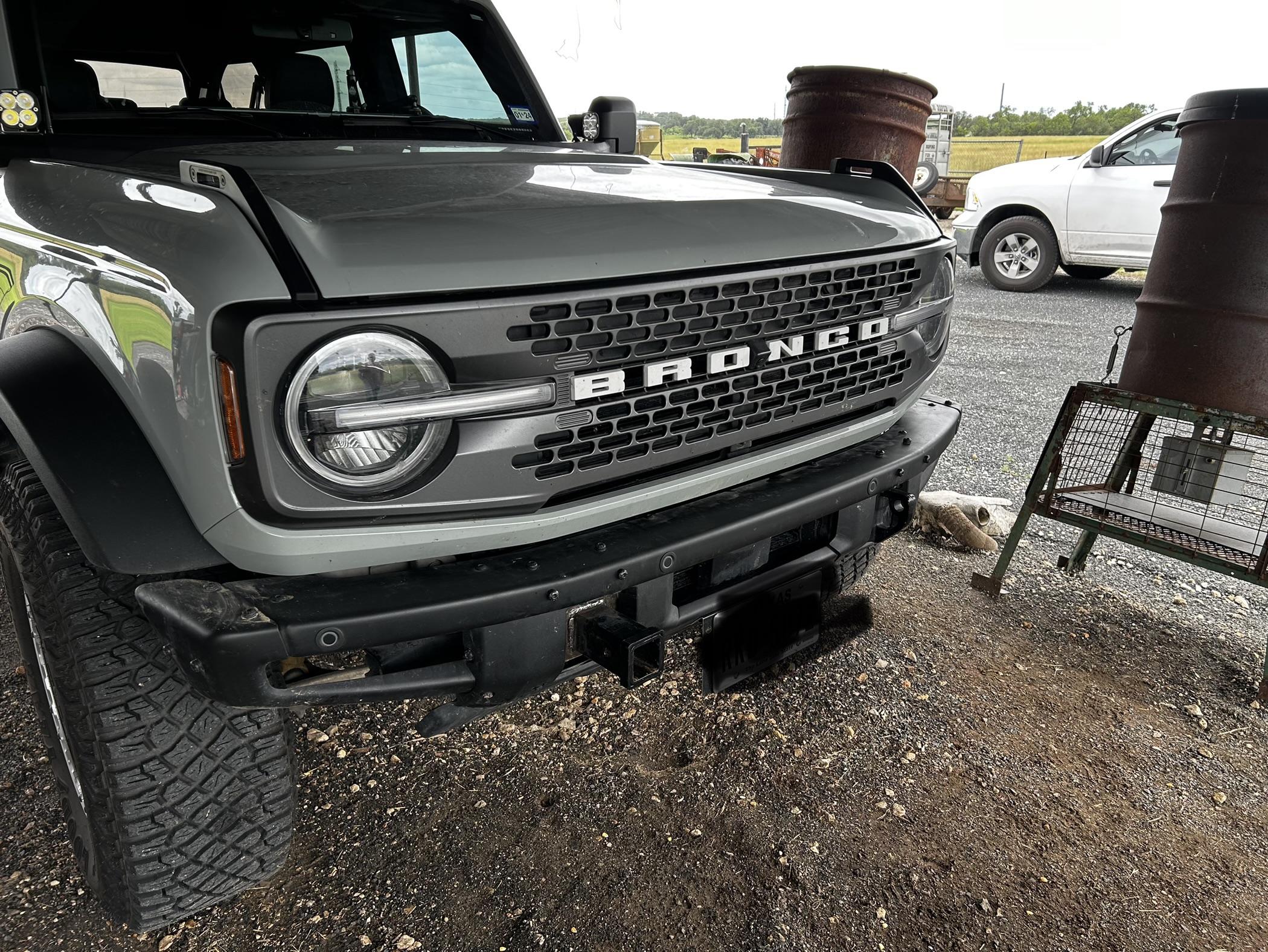 Ford Bronco First ever front tow hitch - DIY custom made 5C65AE25-DD45-437F-B95D-34BFD0AC5588