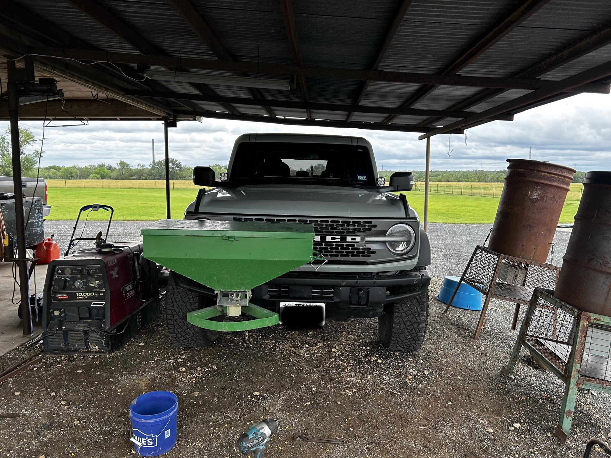 Ford Bronco First ever front tow hitch - DIY custom made 647D3A32-B6FE-43AA-BEE5-0E3B3616BC1A