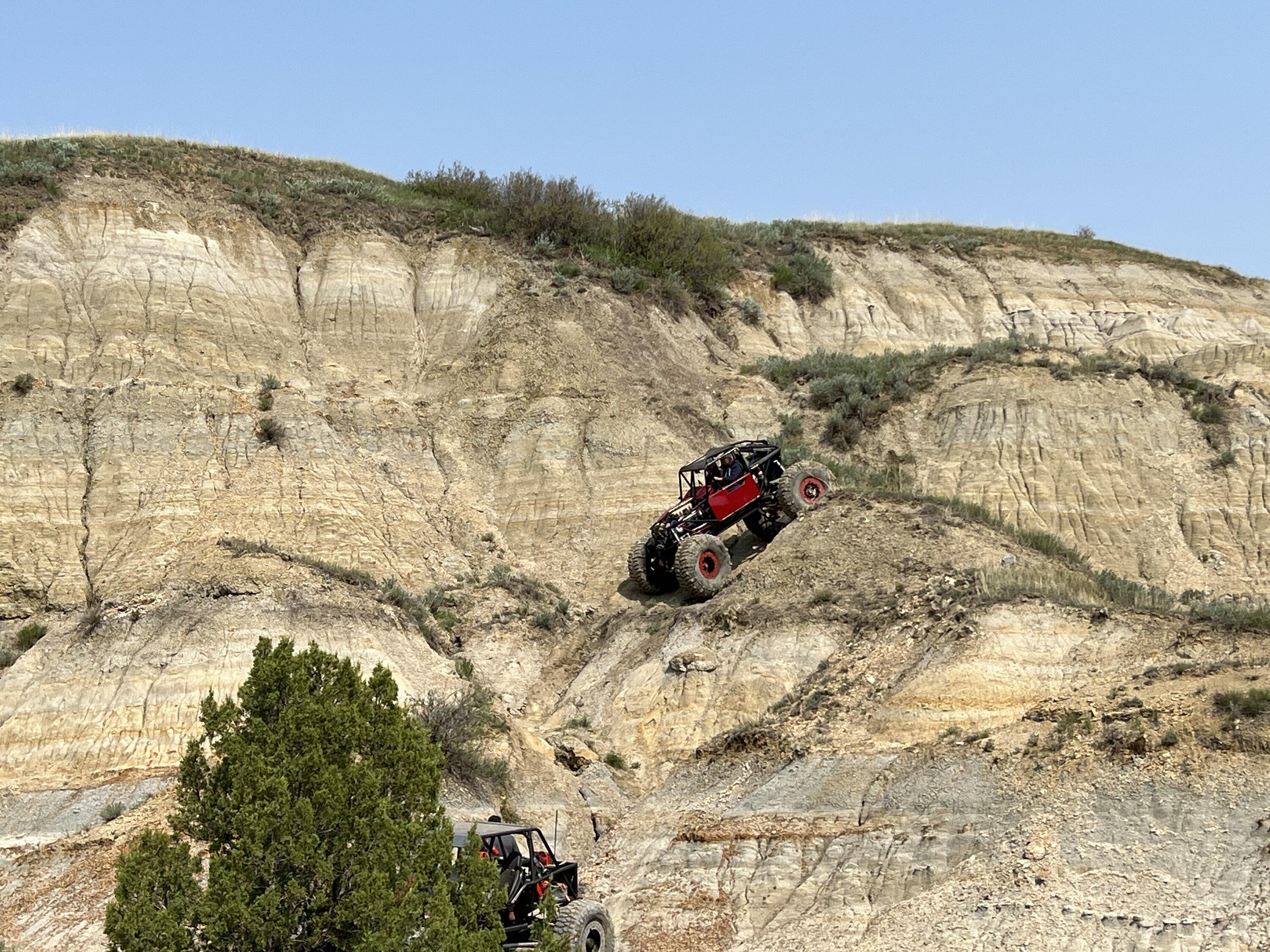 Ford Bronco North Dakota wheeling with some buggies IMG_3436