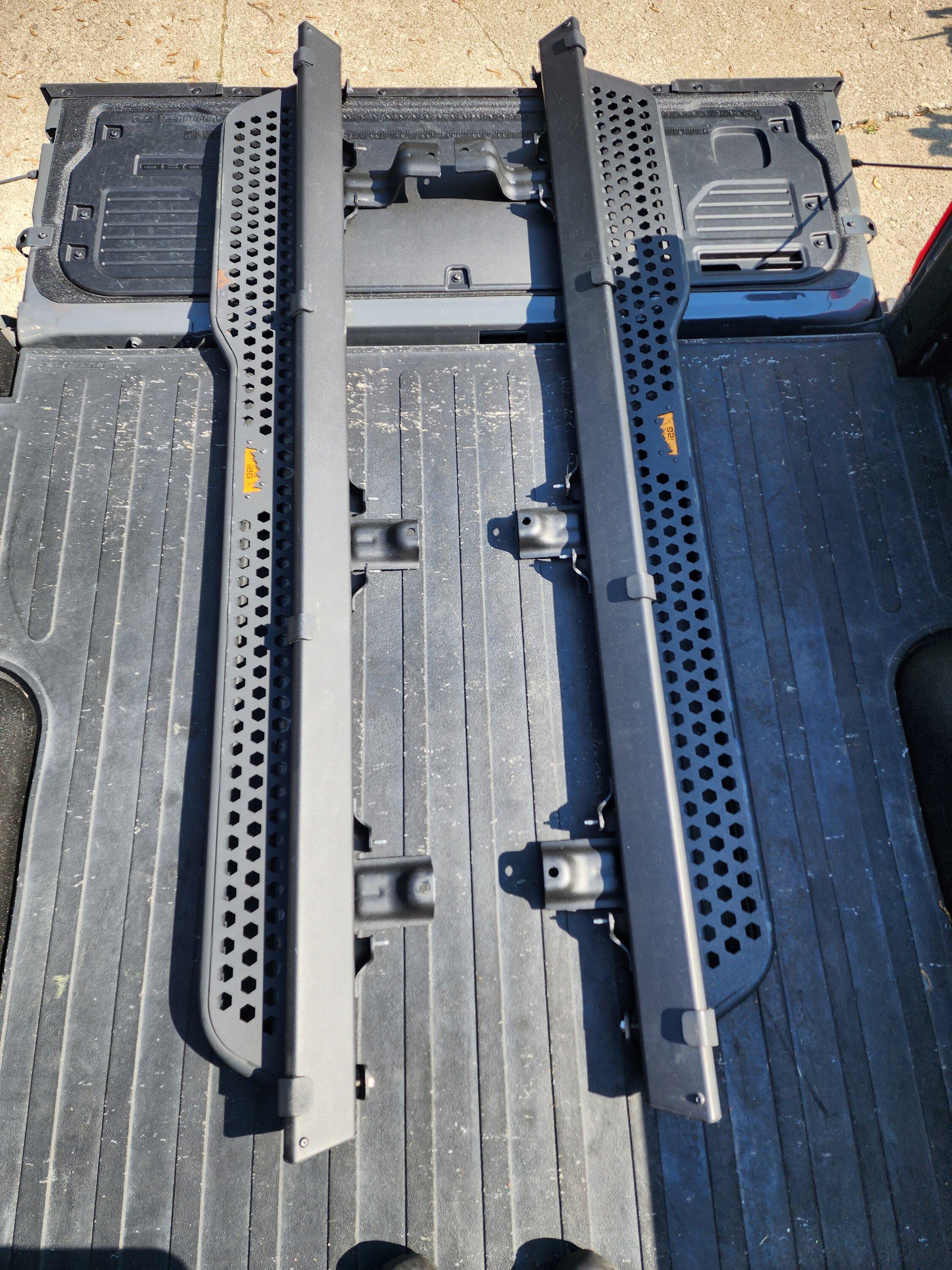 Indiana - Ford Bronco IAG Full Add On Running Boards /OEM Rock Rails ...
