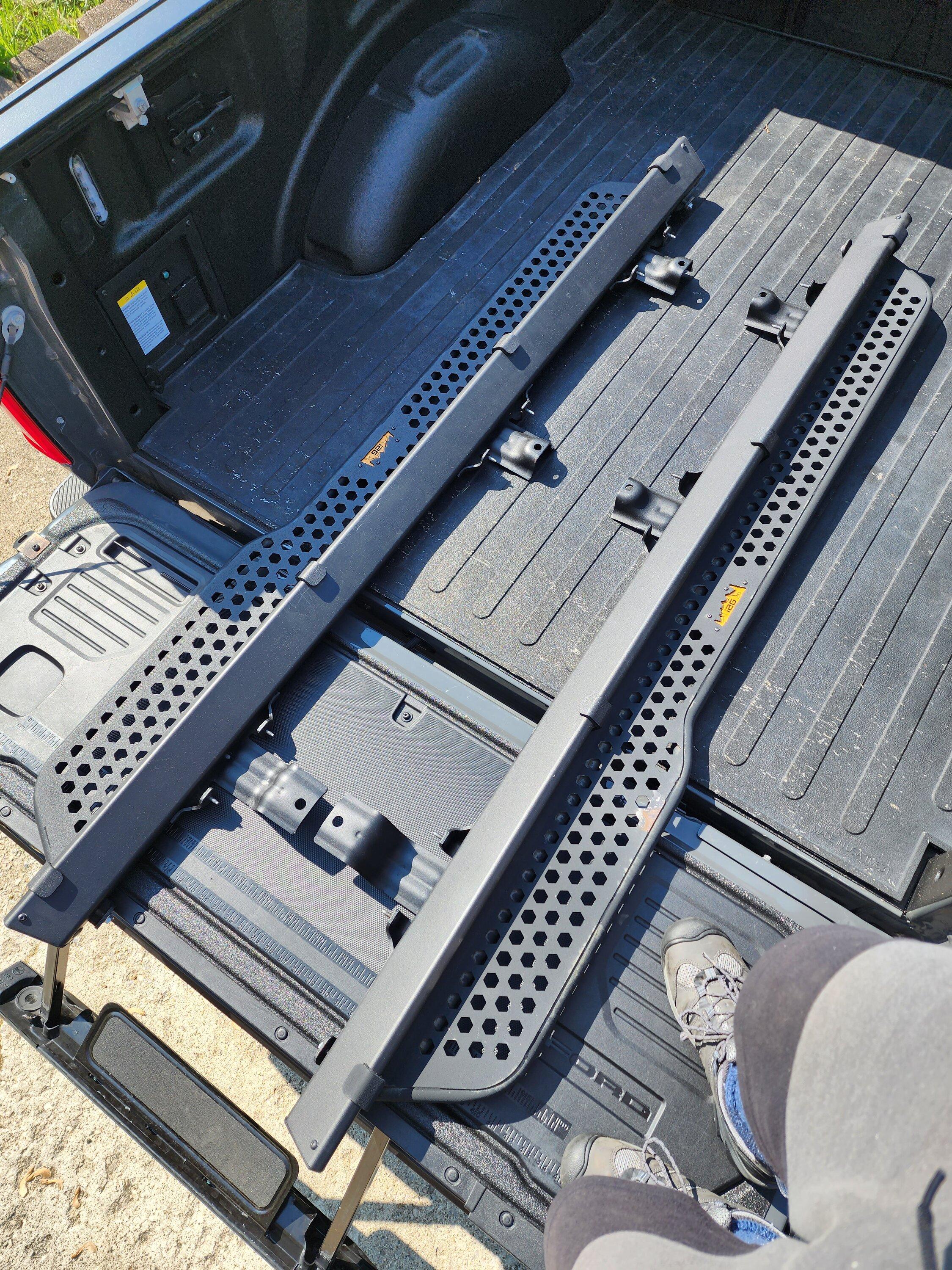 Indiana - Ford Bronco IAG Full Add On Running Boards /OEM Rock Rails ...