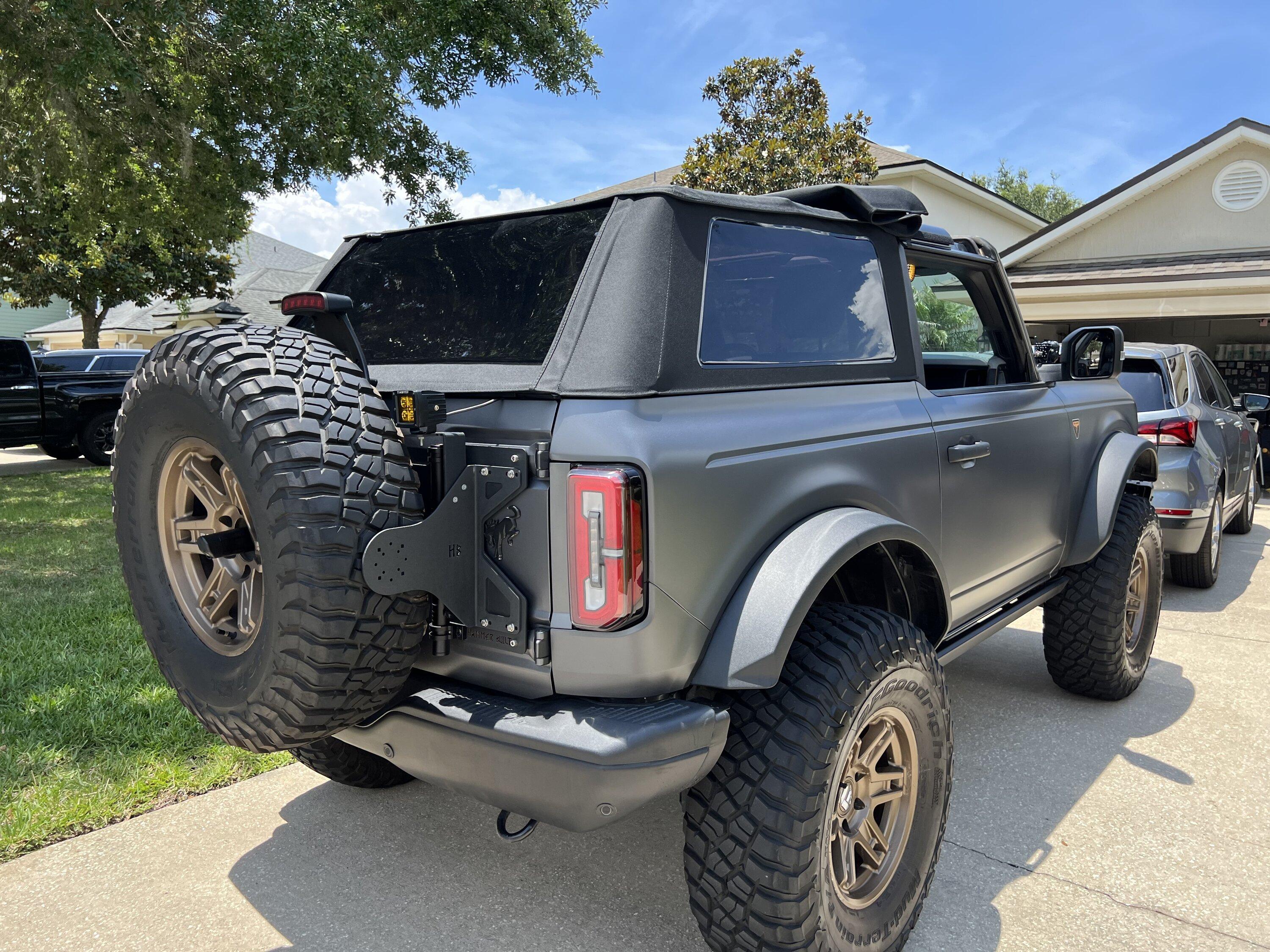 Ford Bronco Rampage TrailView Fastback Soft Top for 2 door Bronco -- installed first impressions & photos IMG_3026