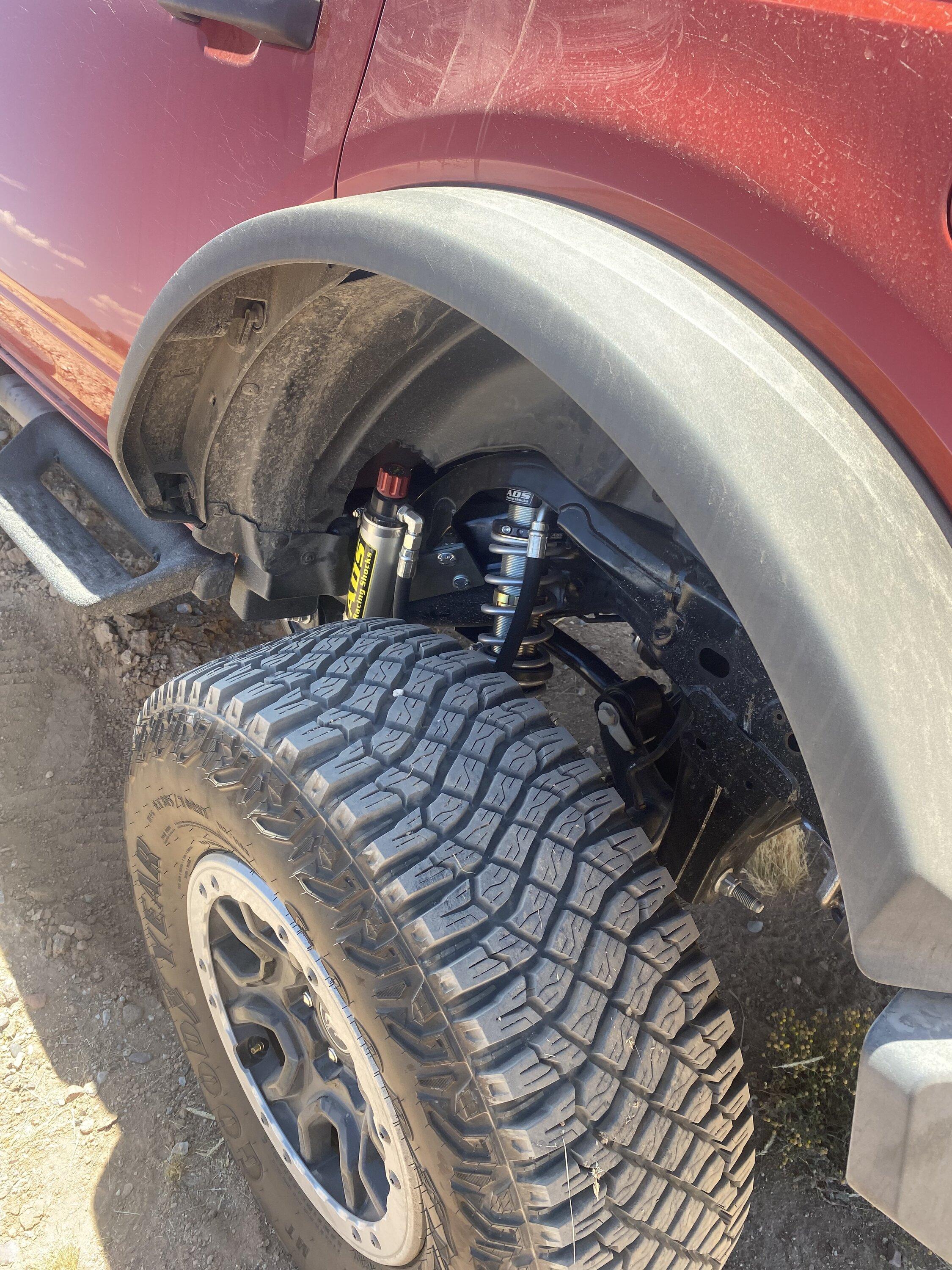 Ford Bronco after market coil overs IMG_5055
