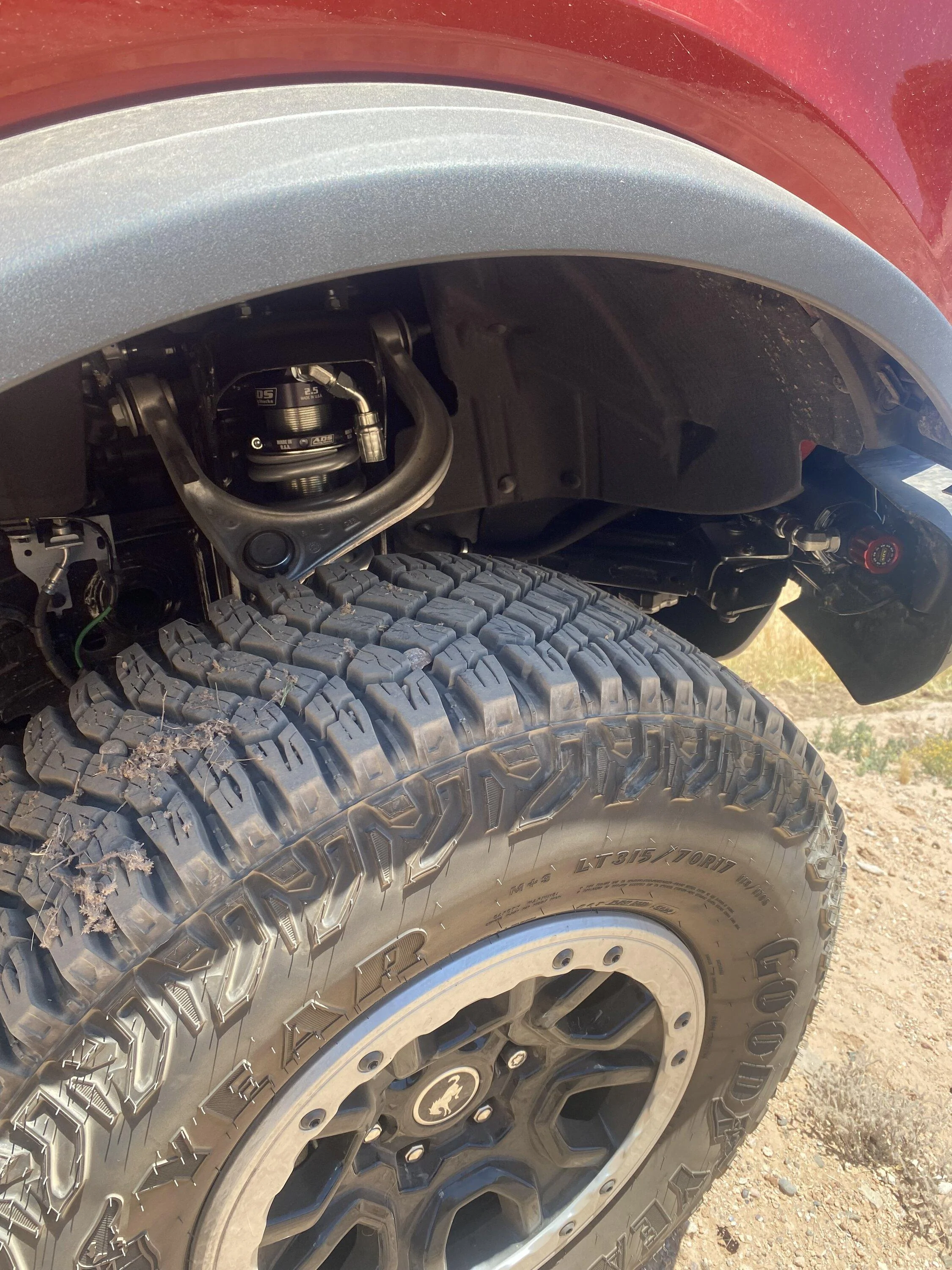 Ford Bronco after market coil overs IMG_5051