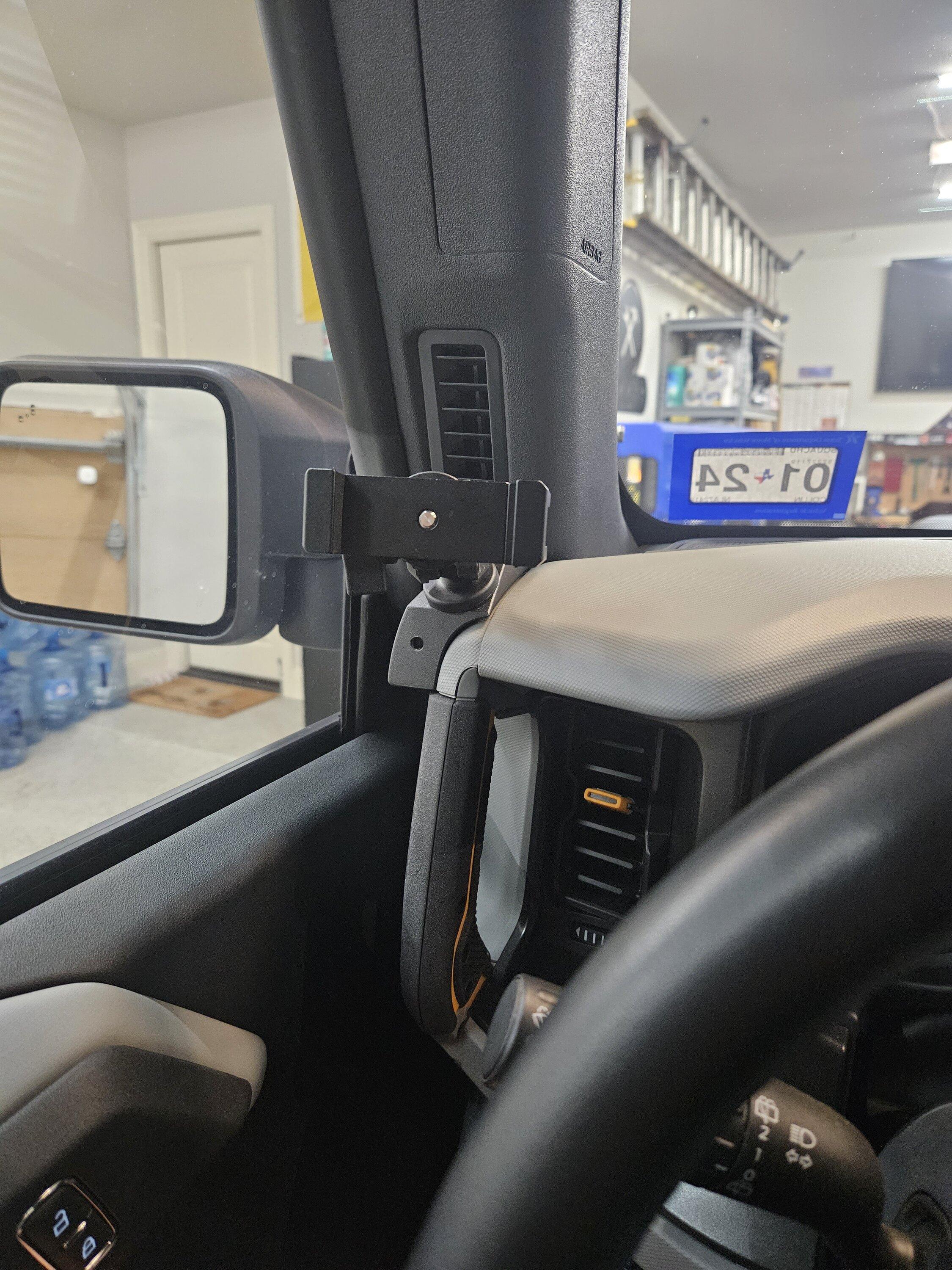 Ford Bronco Picatinny phone mount options? Three (2)