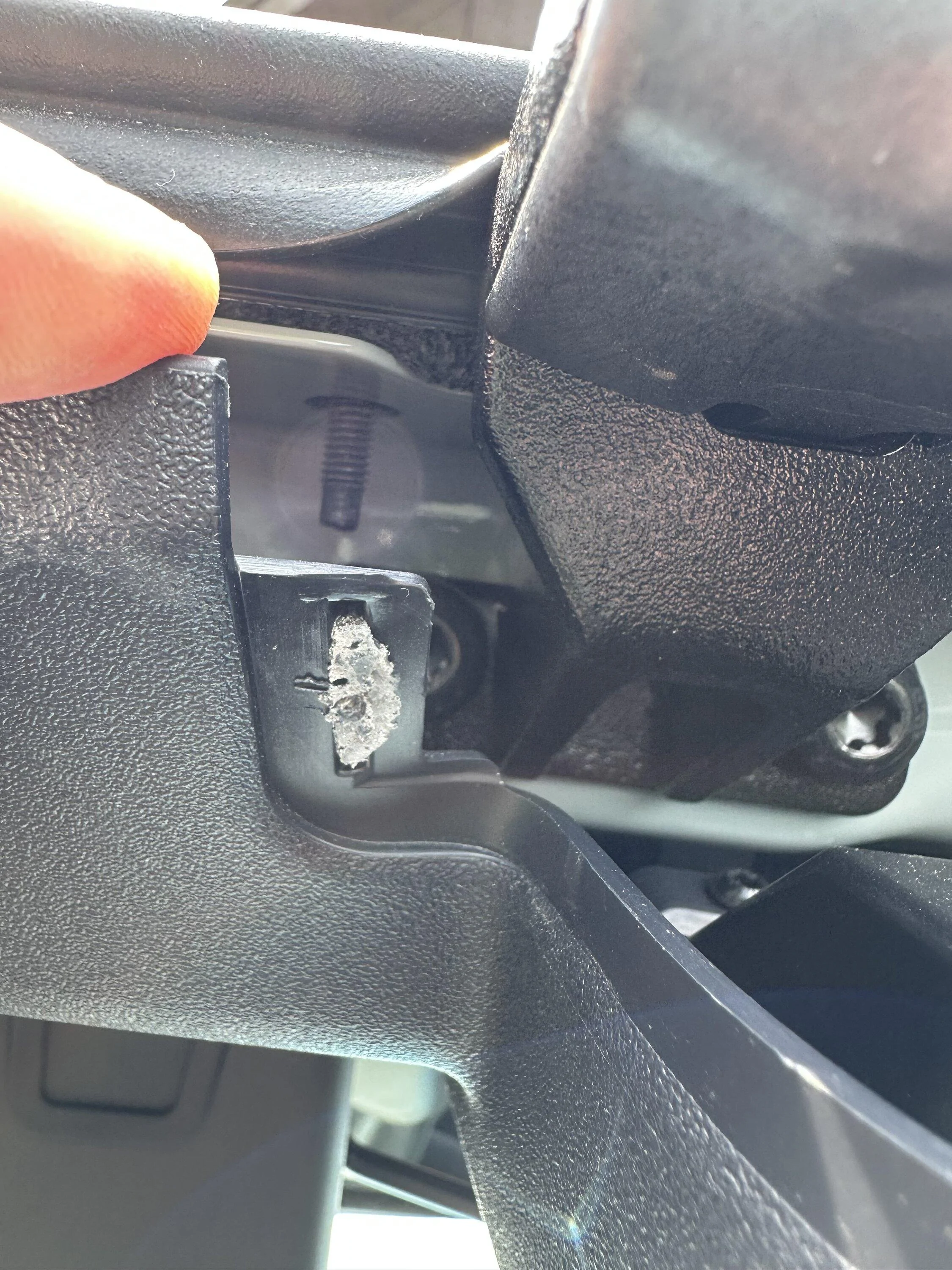 Ford Bronco MIC 2.0 leaking into A pillar trim IMG_0054
