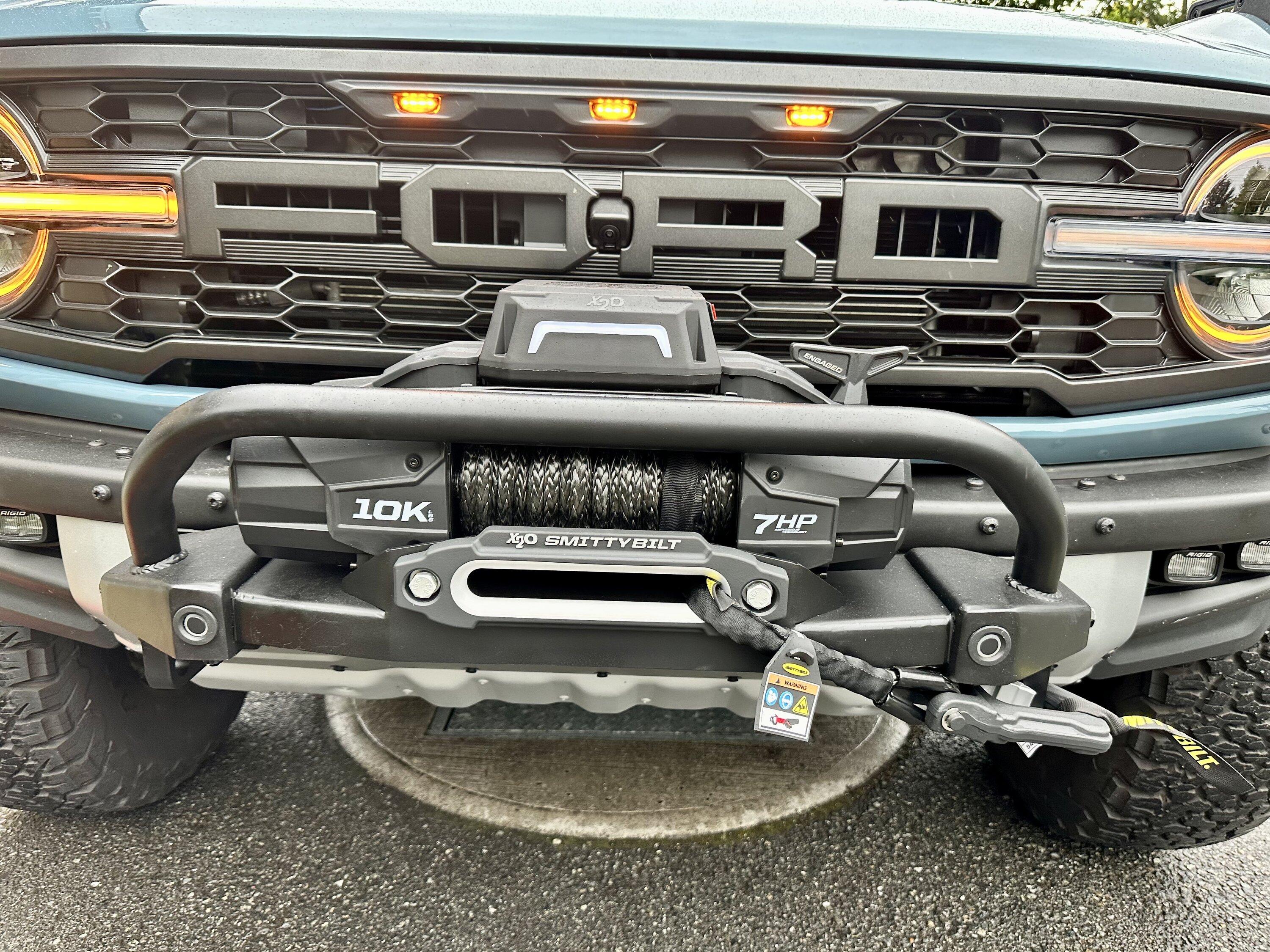 Ford Bronco IAG front bumper winch mount IMG_0727