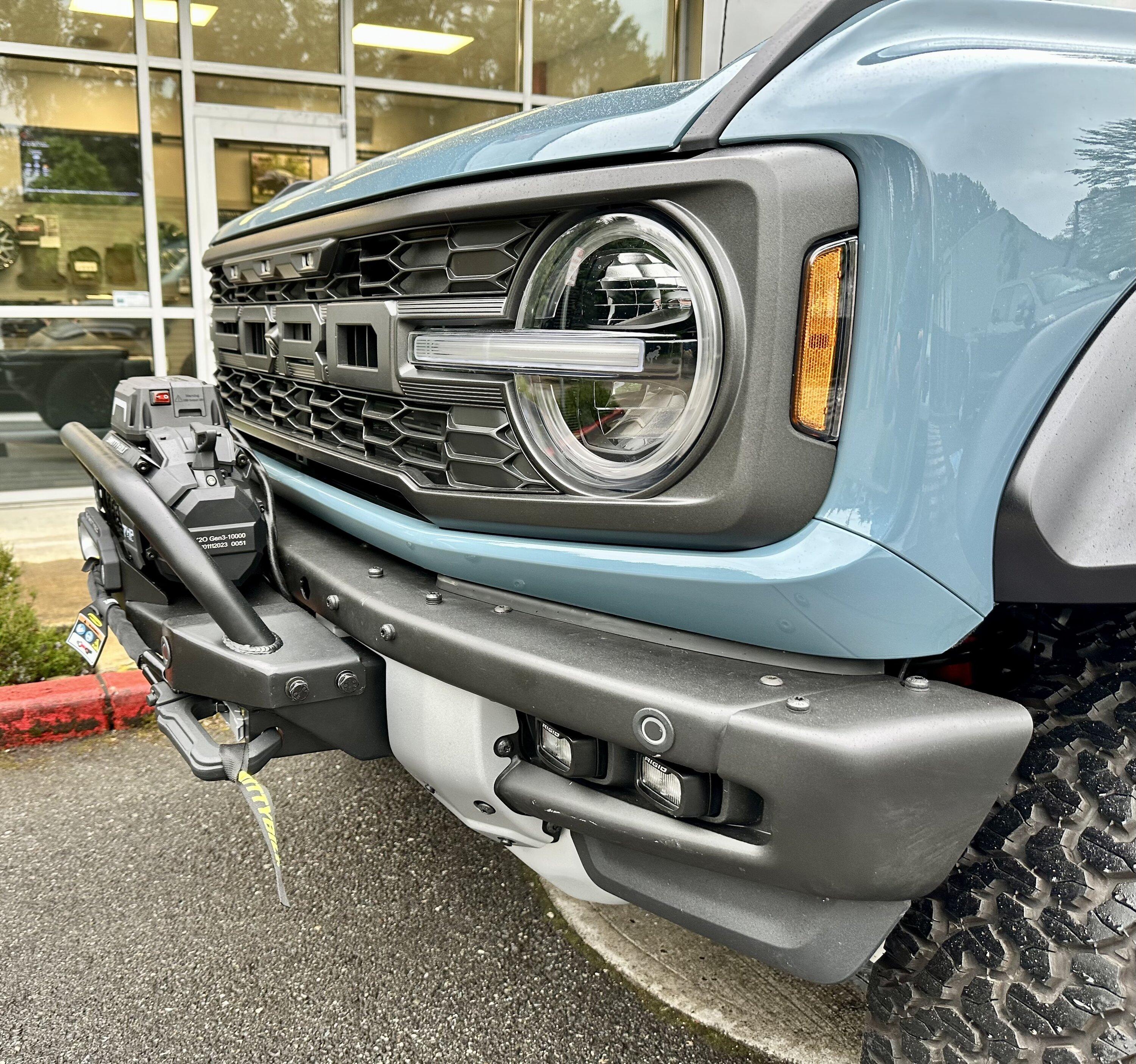 Ford Bronco IAG front bumper winch mount IMG_0728