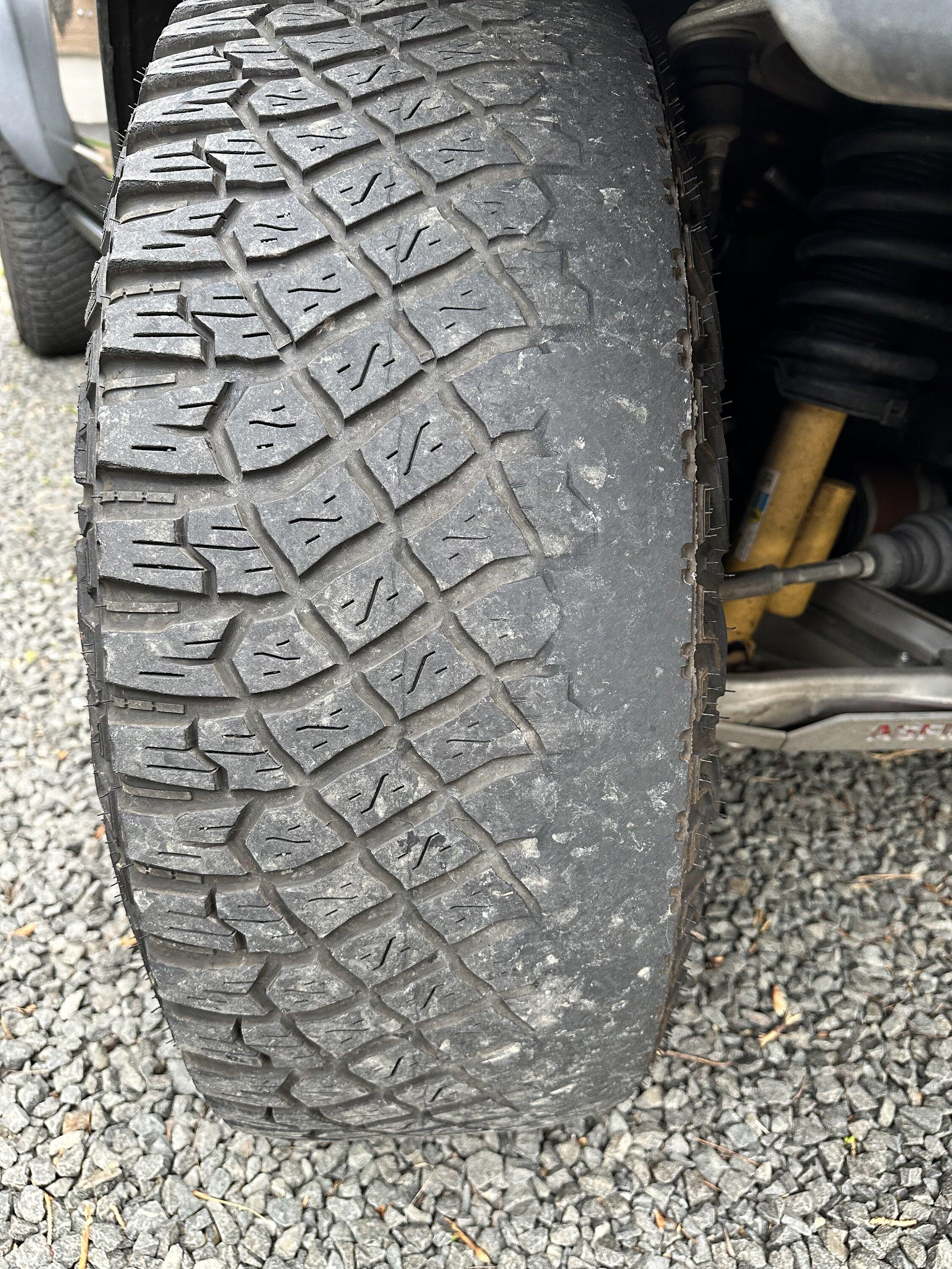 Ford Bronco Uneven, inside wear on both front tires - alignment? IMG_4953