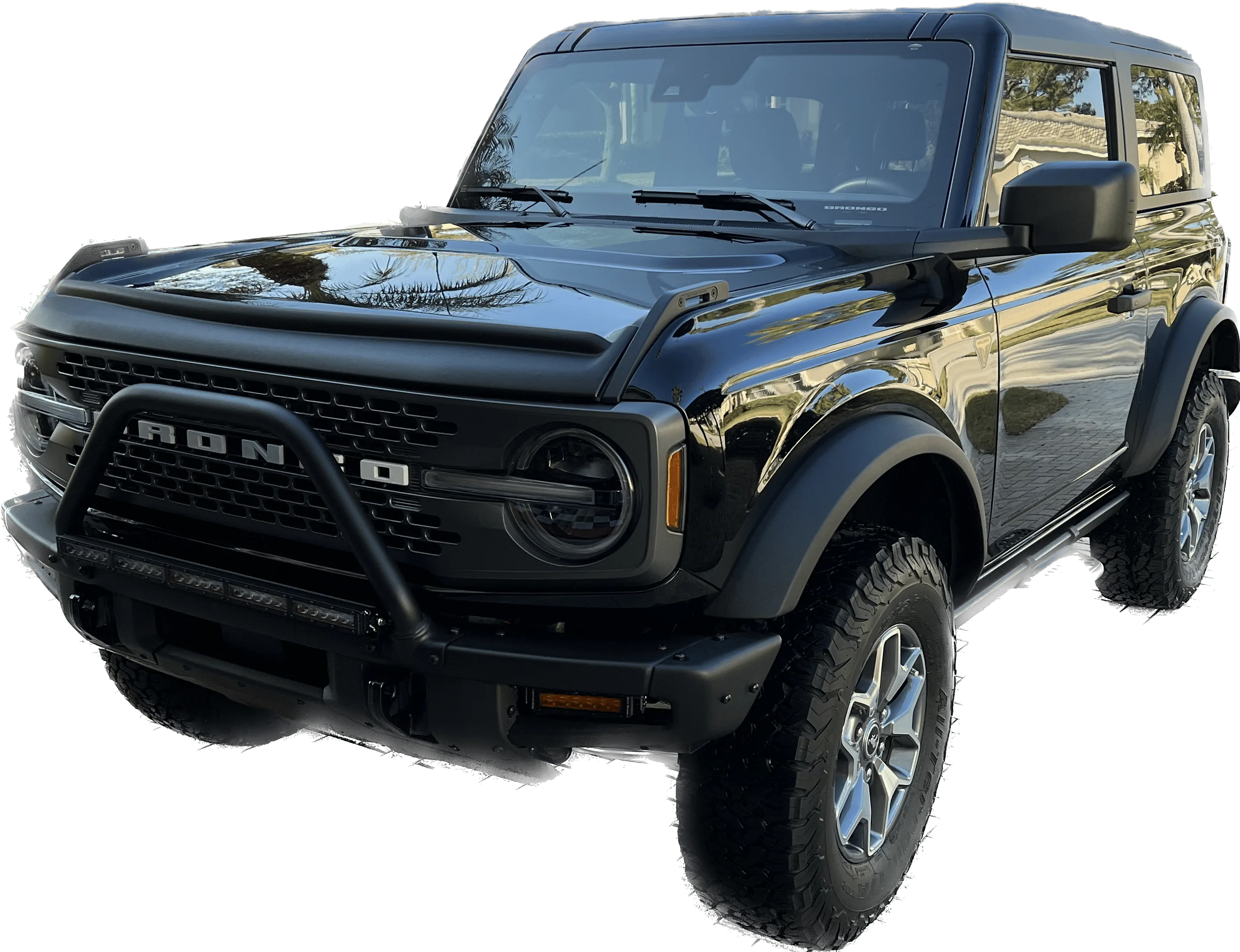 Ford Bronco Rock chip on hood 1684867242886