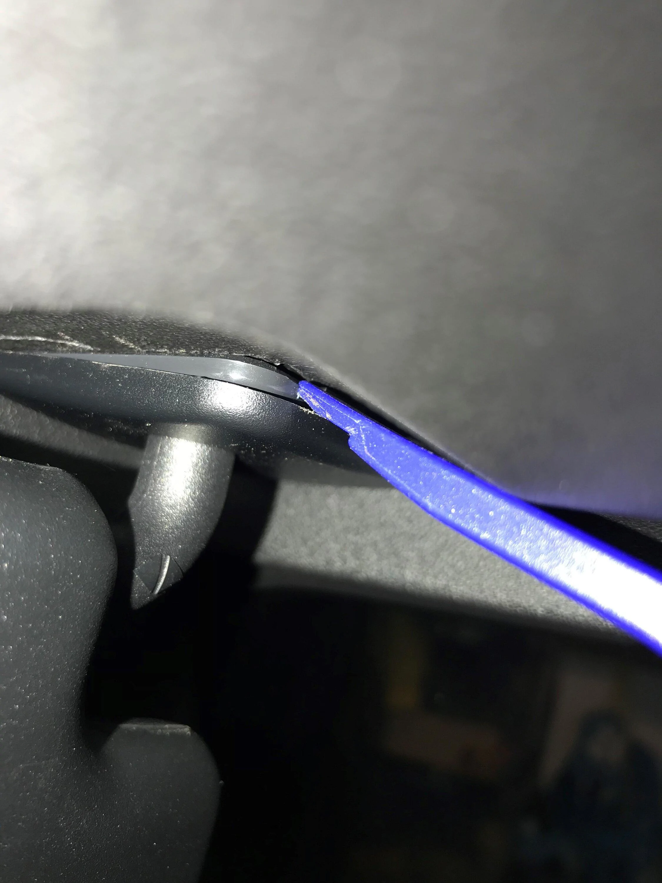 Ford Bronco Homelink Integrated in Sun Visor - DIY install & photos FactoryVisor2