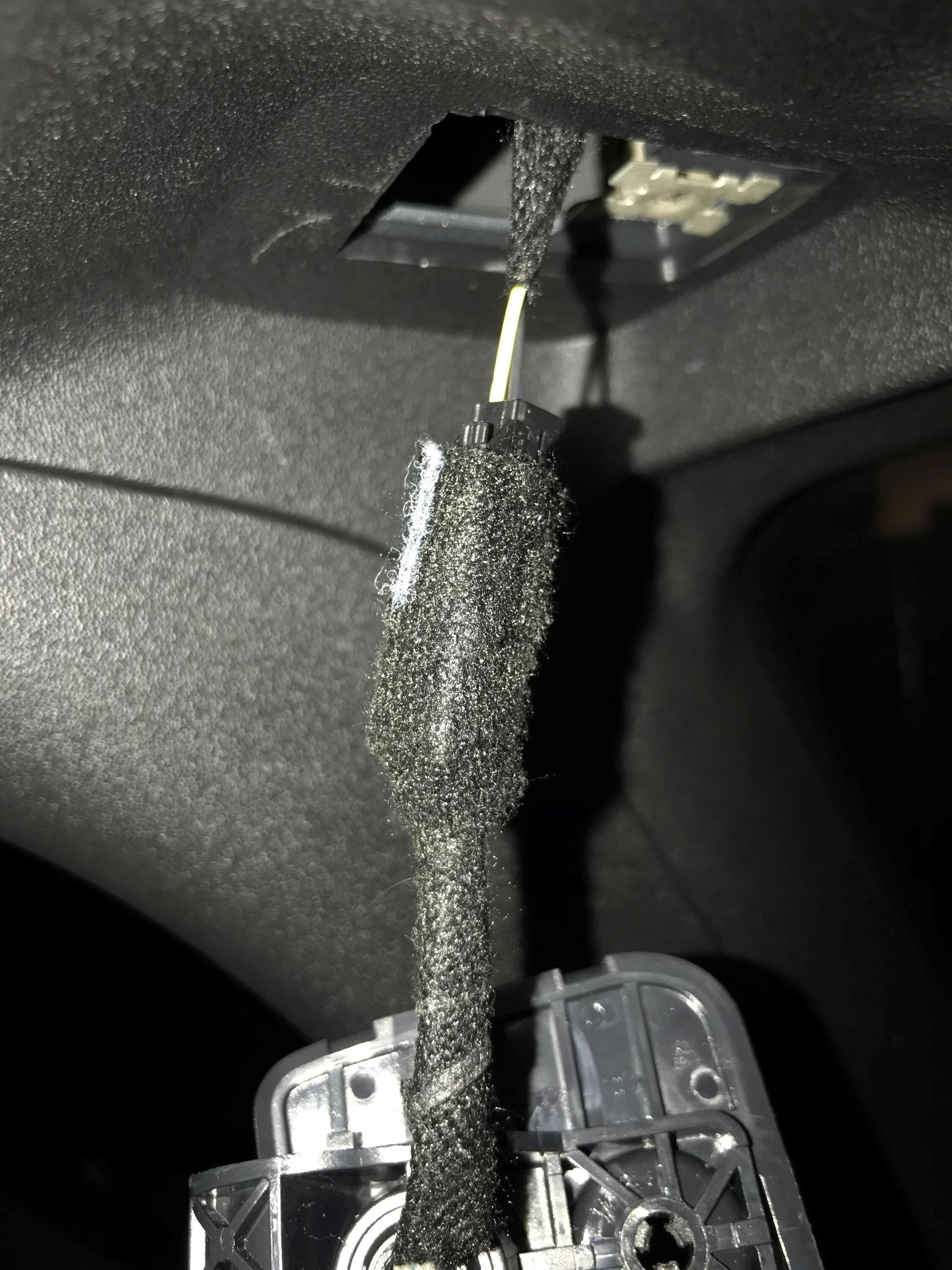 Ford Bronco Homelink Integrated in Sun Visor - DIY install & photos FactoryVisor5
