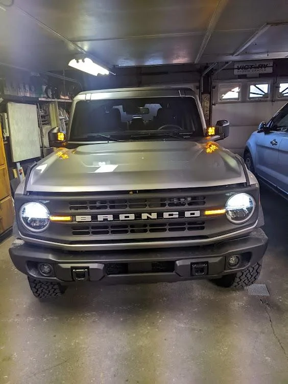 Ford Bronco 2022 Black Diamond - Build log ditch lights amber