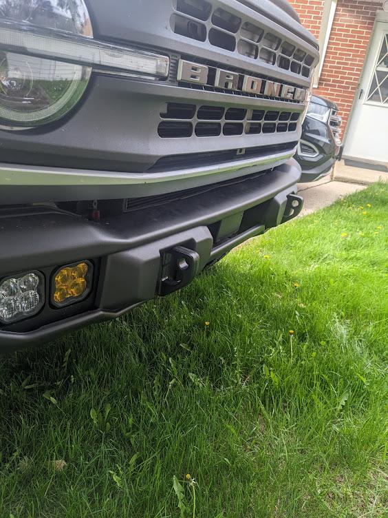 Ford Bronco 2022 Black Diamond - Build log front hook swa