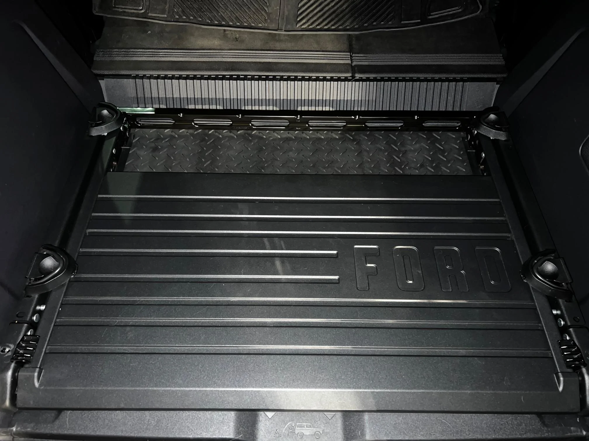 Ford Bronco Wildtrak with Vinyl Floor and Drain Plugs installed! Finally! IMG_9702