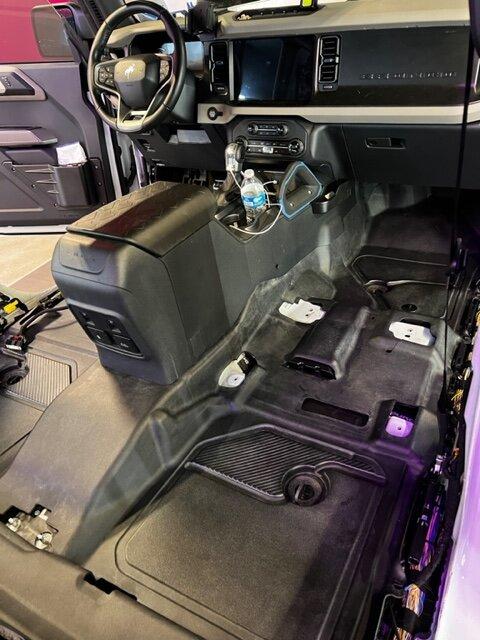 Ford Bronco Wildtrak with Vinyl Floor and Drain Plugs installed! Finally! IMG_9349