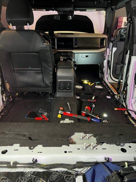 Ford Bronco Wildtrak with Vinyl Floor and Drain Plugs installed! Finally! IMG_9335