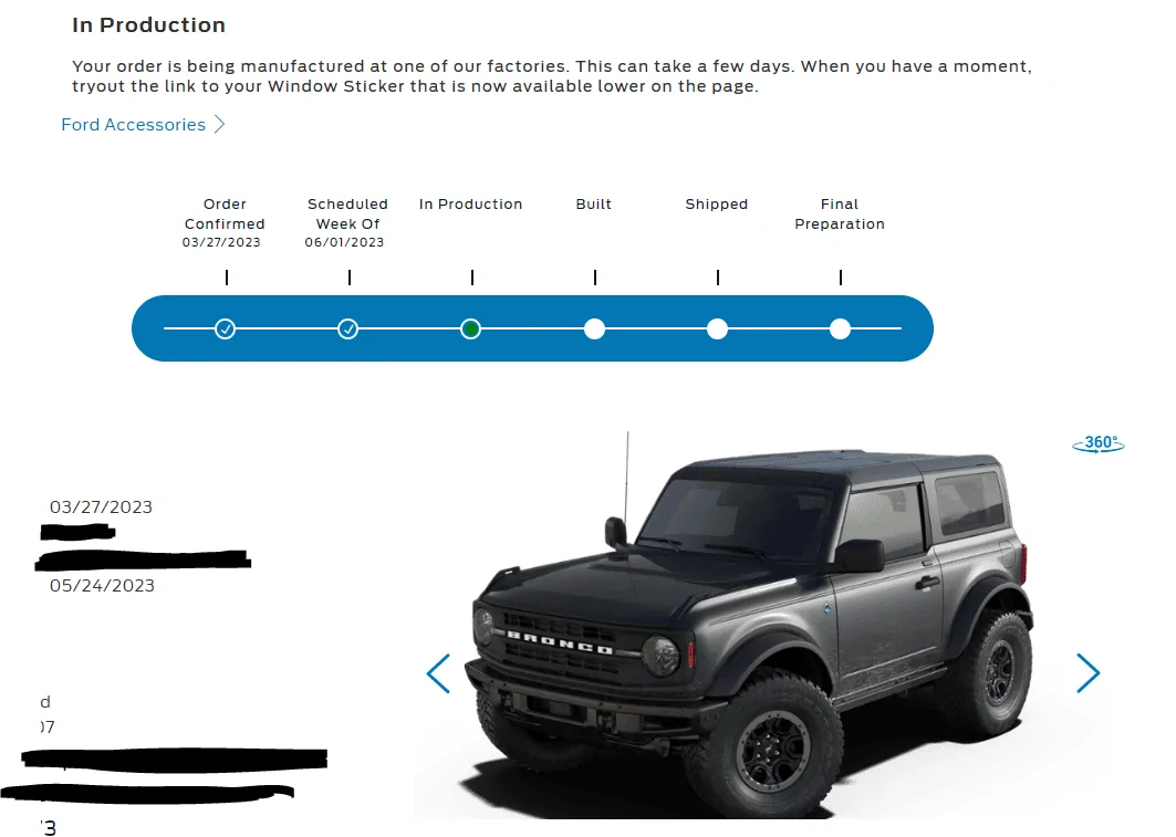 Ford Bronco Placed my 2023 Bronco Order! ... Post Yours! order