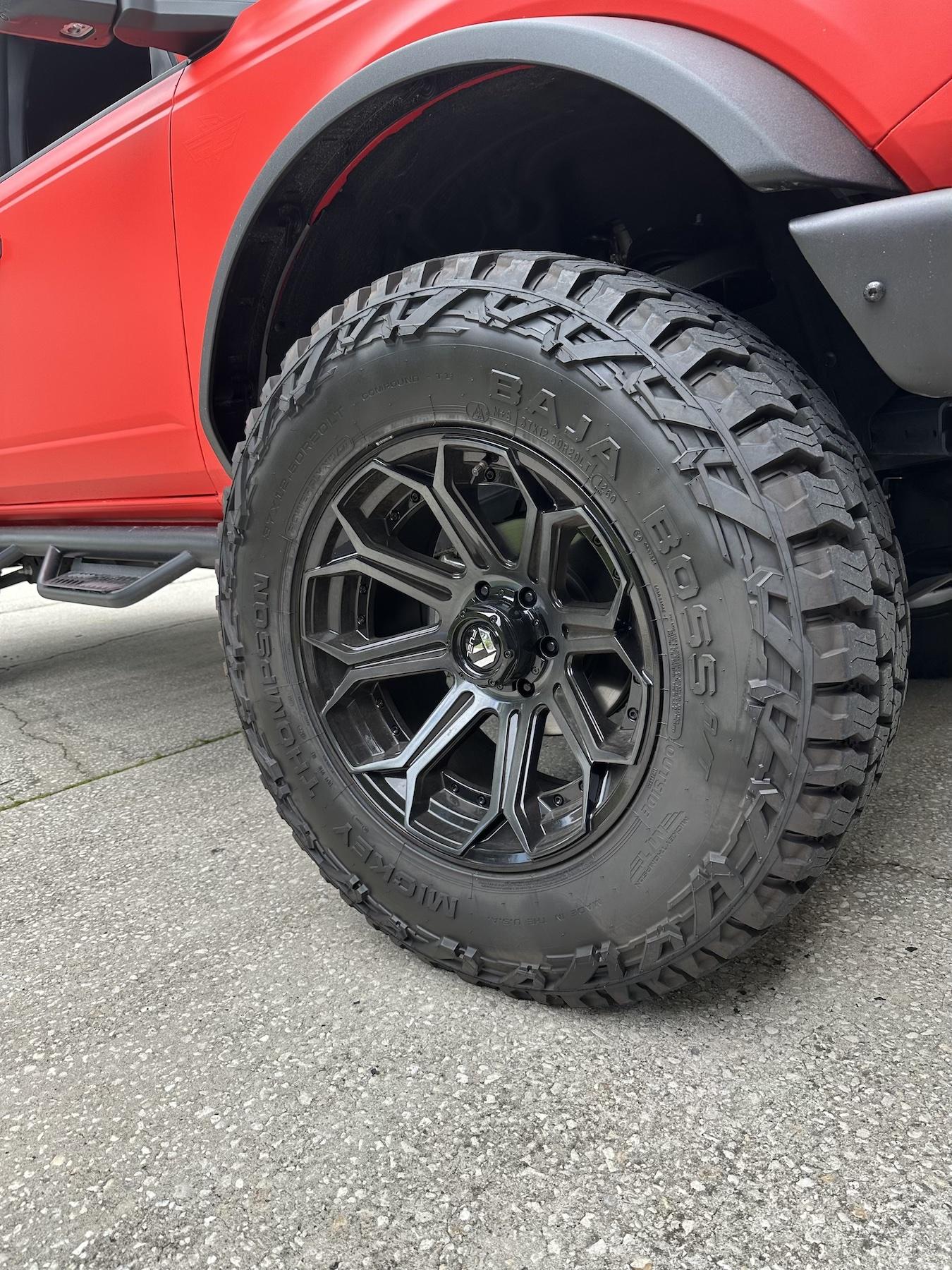 Ford Bronco Matte Red Wildtrak Build bronco3