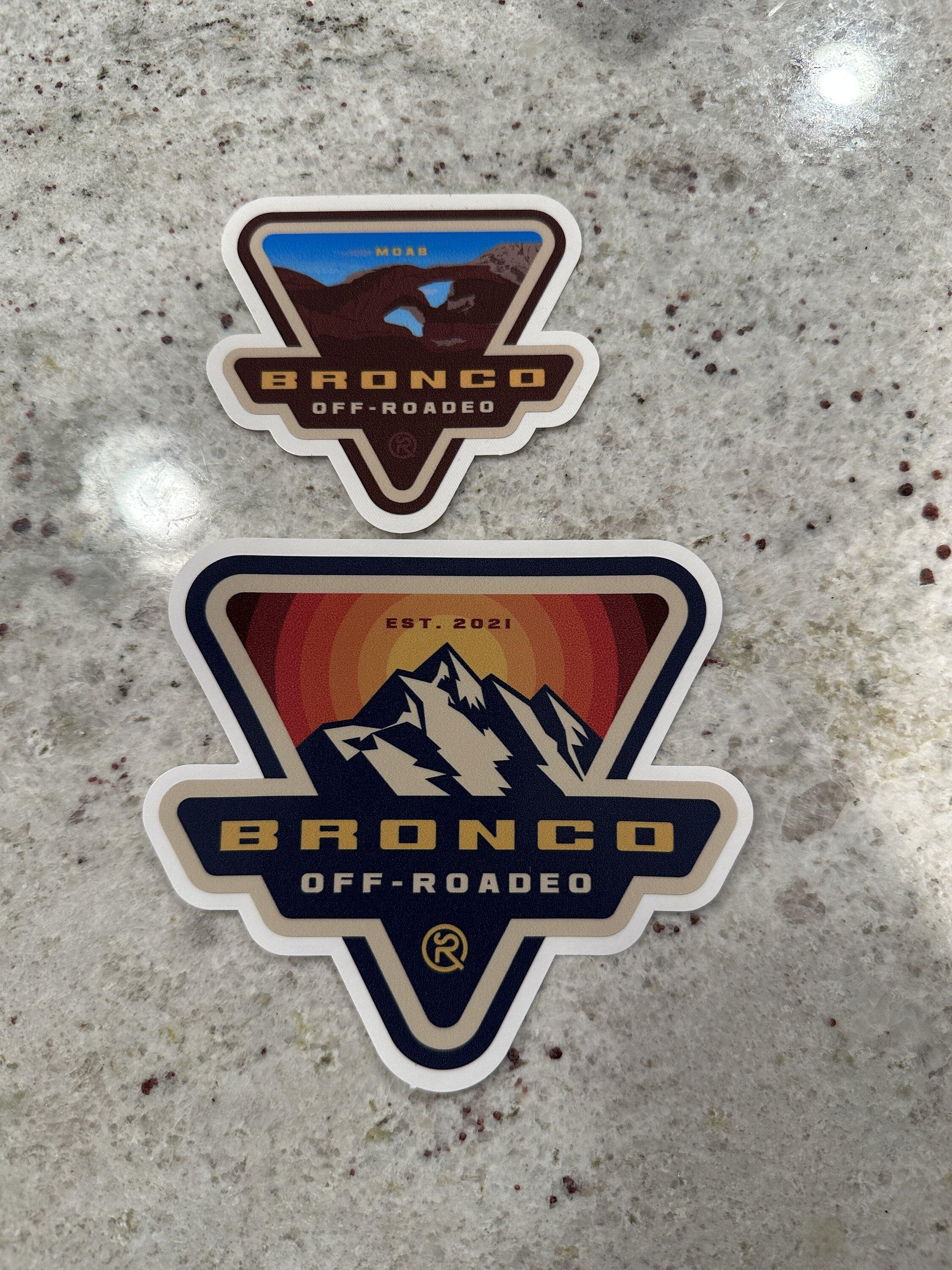 Ford Bronco Looking for Moab Sticker IMG_1806