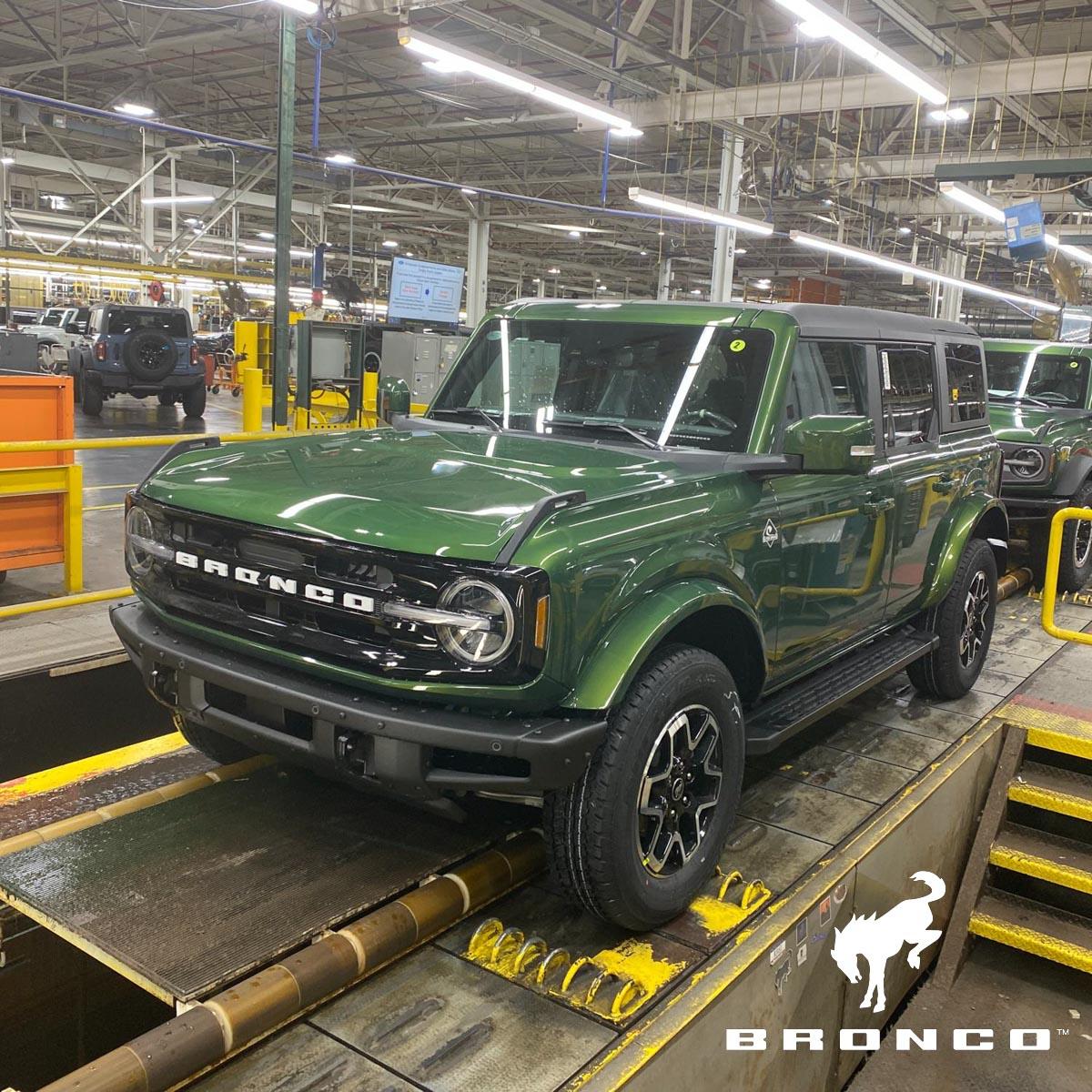 Ford Bronco 4/24/2023 Build Week bronco