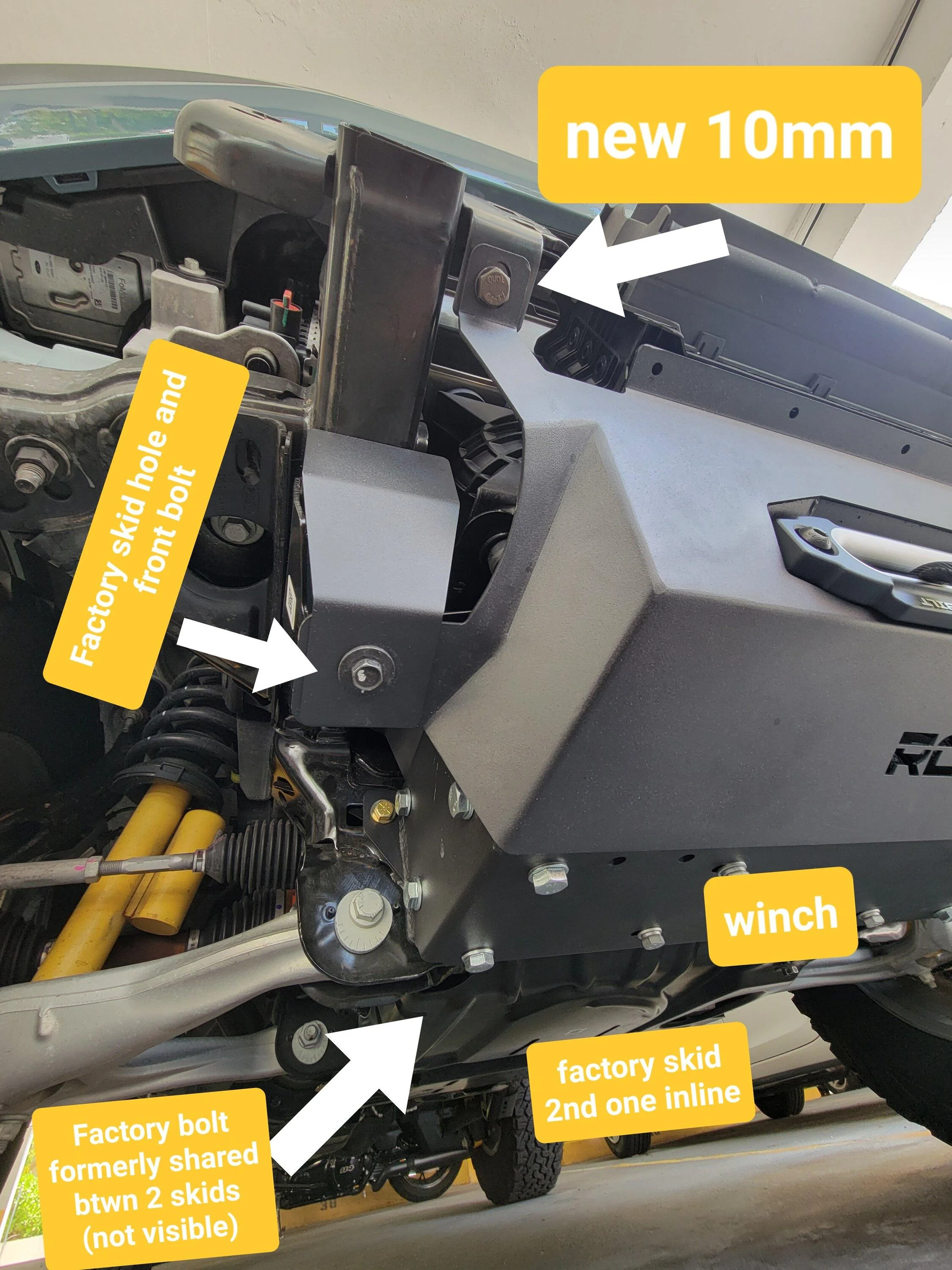 Ford Bronco Clearance after installing winch? 20230518_210003