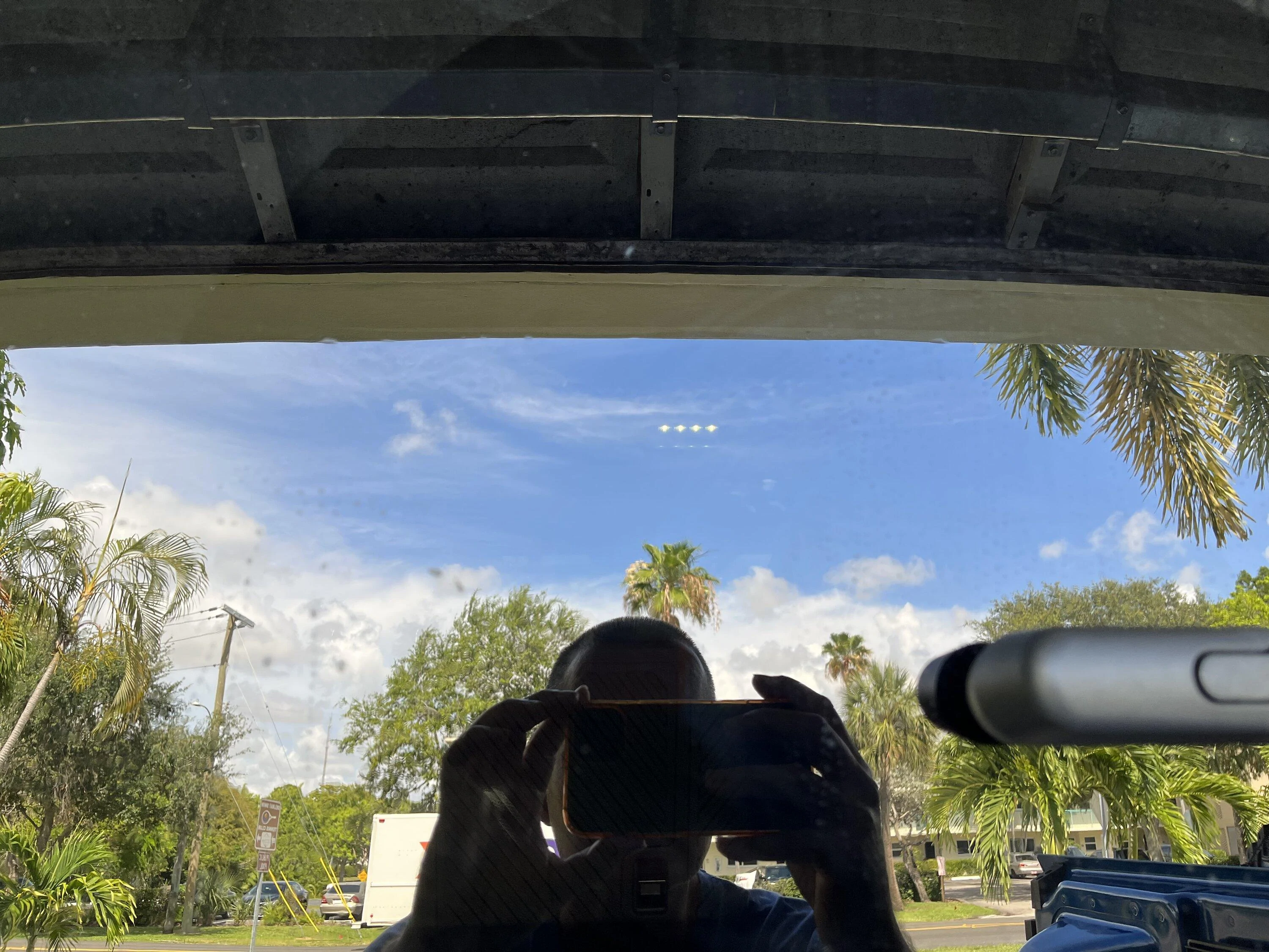 Ford Bronco Rear window tint bubbling IMG_1176