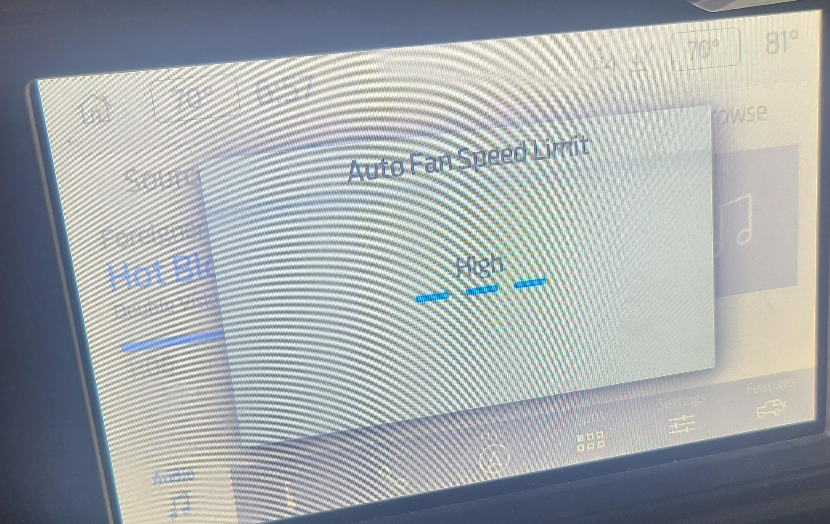 Ford Bronco HVAC Climate Control Auto 3 Lights- what do they mean? 20230527_185757
