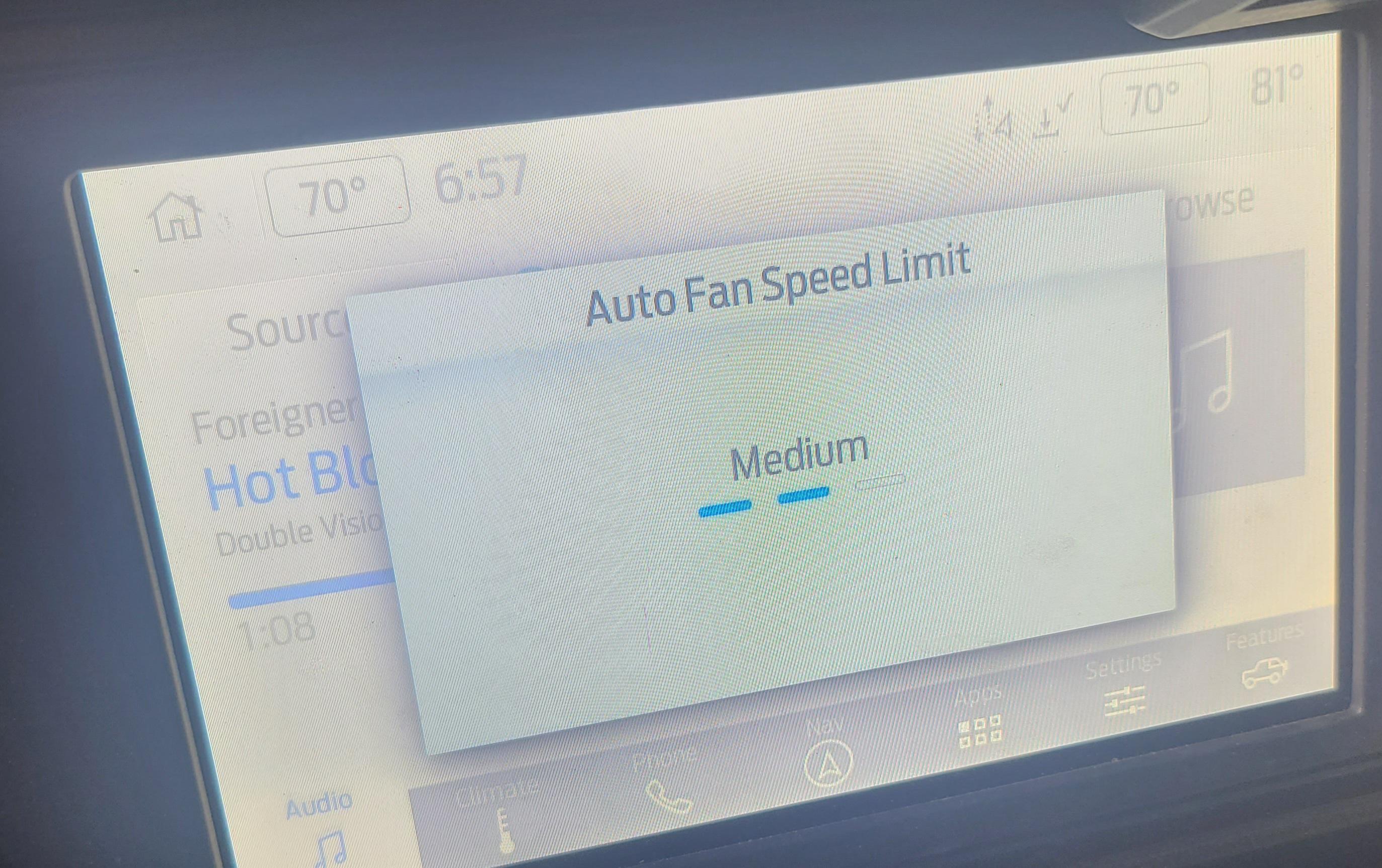 Ford Bronco HVAC Climate Control Auto 3 Lights- what do they mean? 20230527_185800