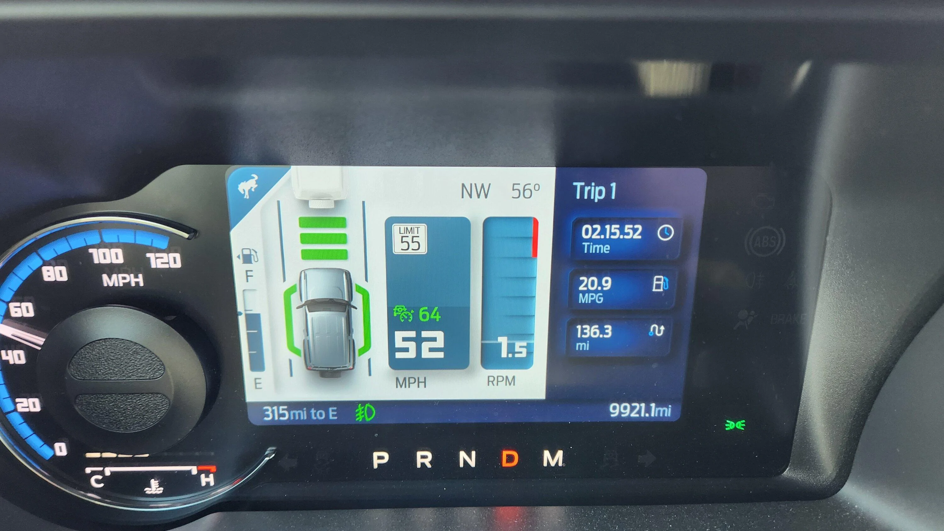 Ford Bronco Best speed for MPG performance? 20230514_152843