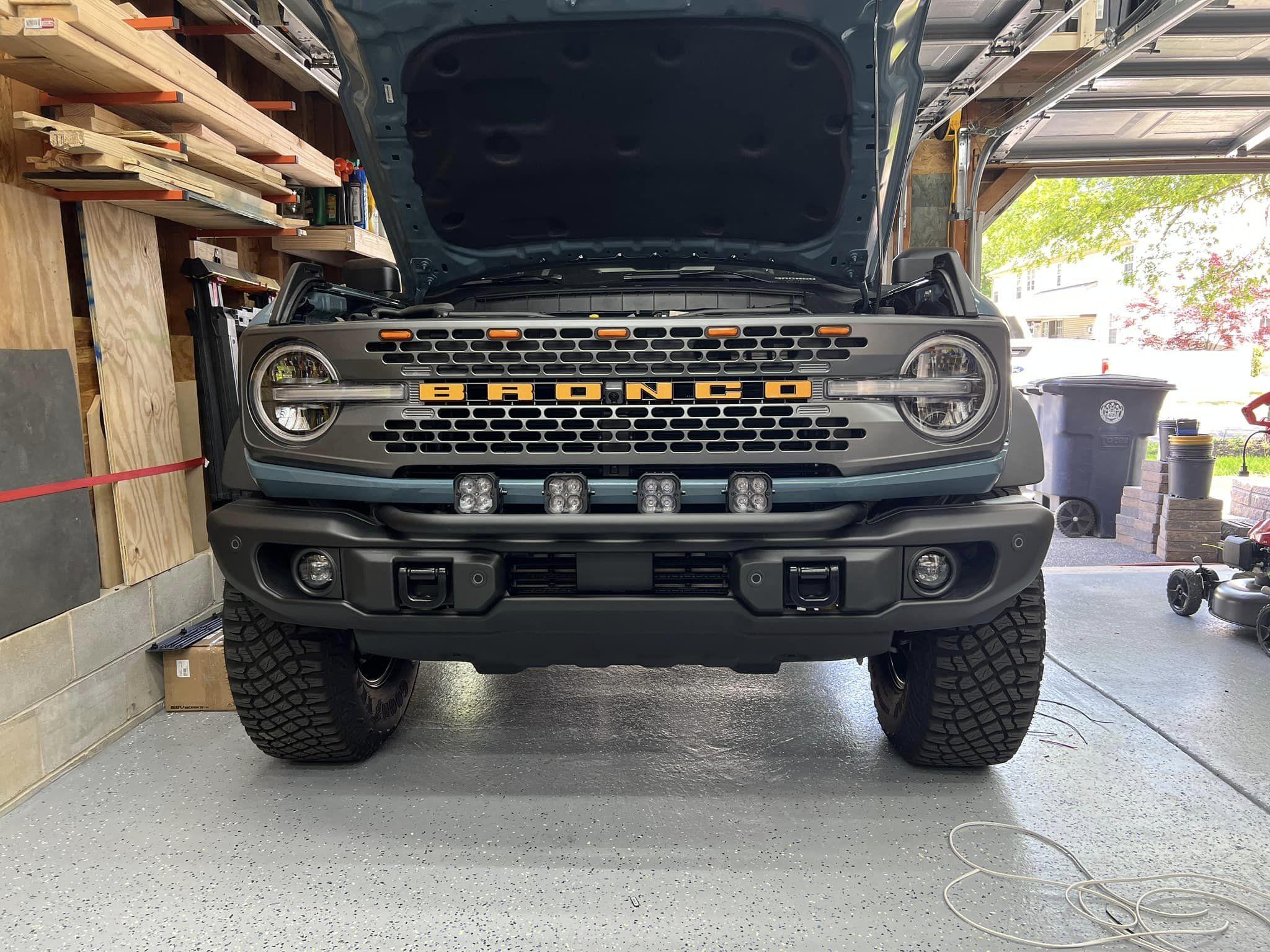 Ford Bronco Capable front bumper light bar 349896590_287237730310244_8187751351248138855_n