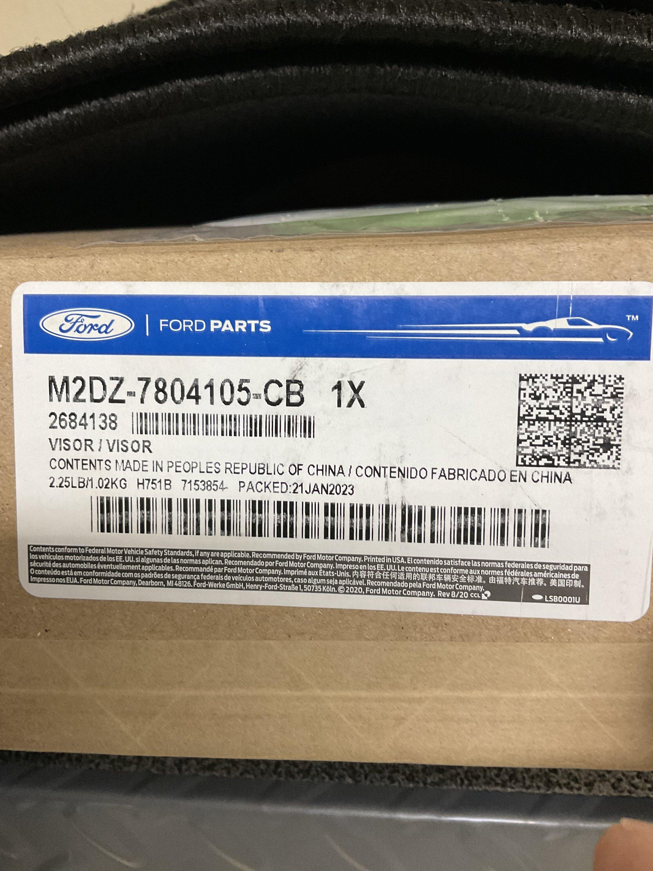 Ford Bronco Homelink Integrated in Sun Visor - DIY install & photos 745CB1B1-29E5-4F2C-8510-A114D02EB5F2
