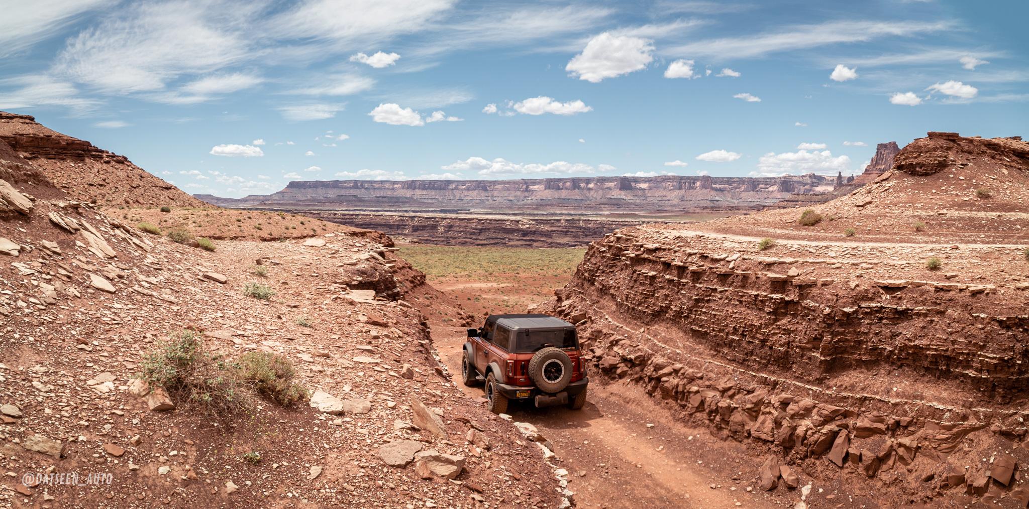 Ford Bronco Red Bandit goes to Moab DSC06898-Pano