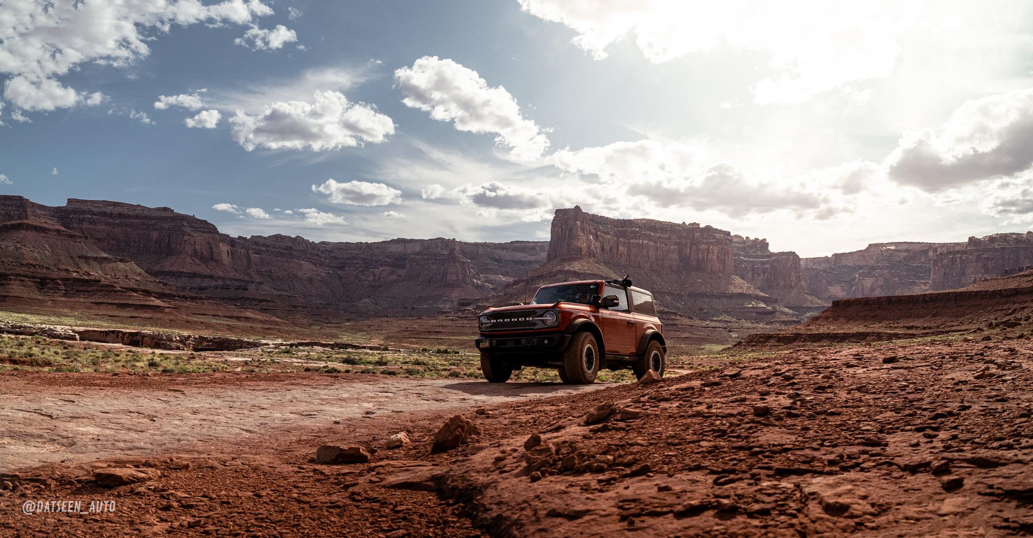 Ford Bronco Red Bandit goes to Moab DSC06995-Pano