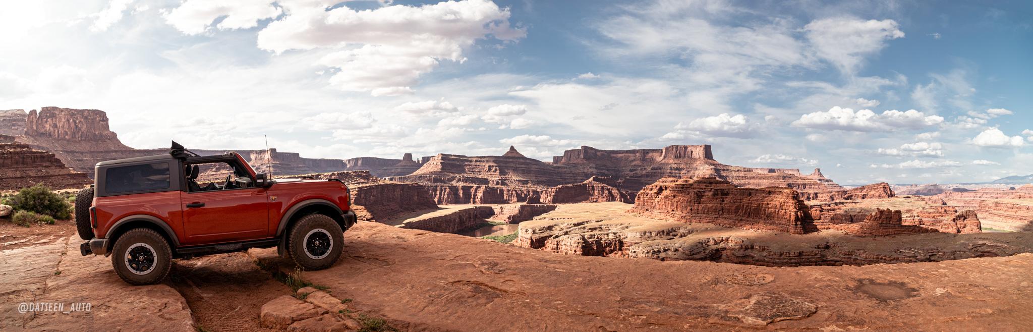 Ford Bronco Red Bandit goes to Moab DSC07007-Pano