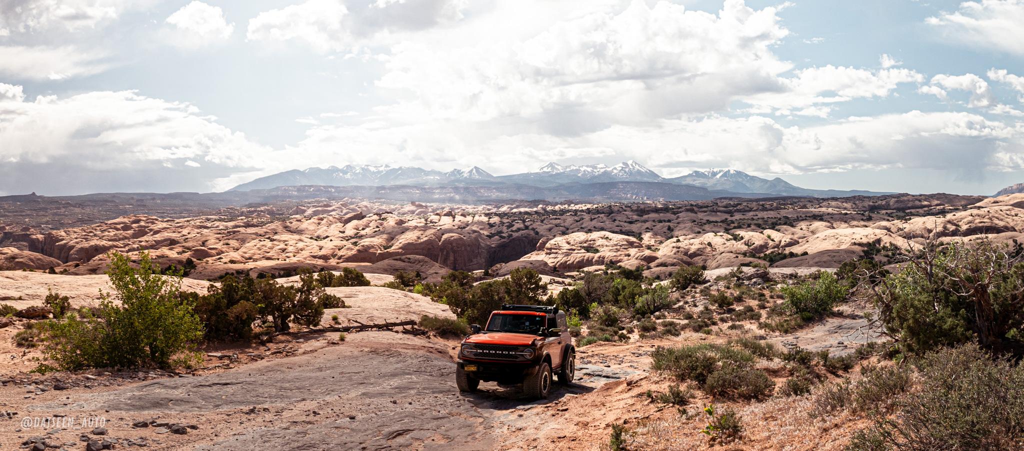 Ford Bronco Red Bandit goes to Moab DSC07060-Pano