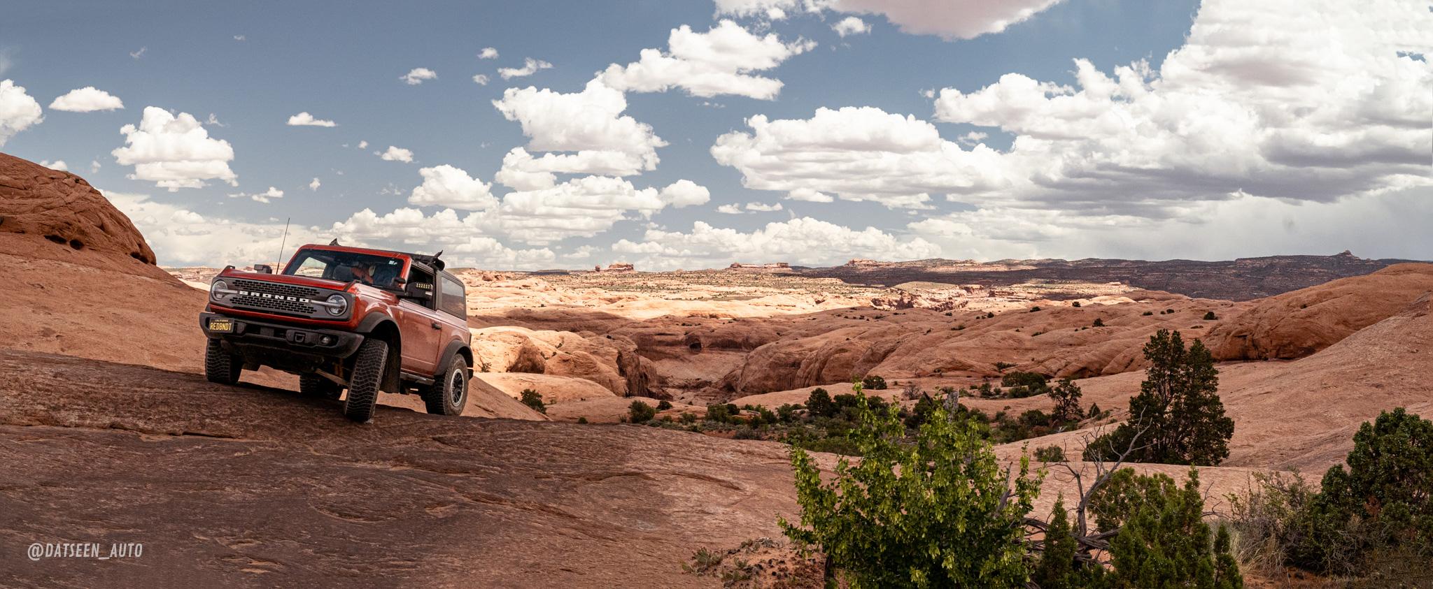 Ford Bronco Red Bandit goes to Moab DSC07097-Pano