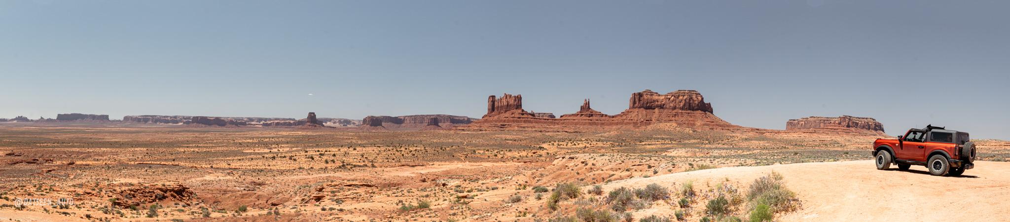 Ford Bronco Red Bandit goes to Moab DSC07165-Pano