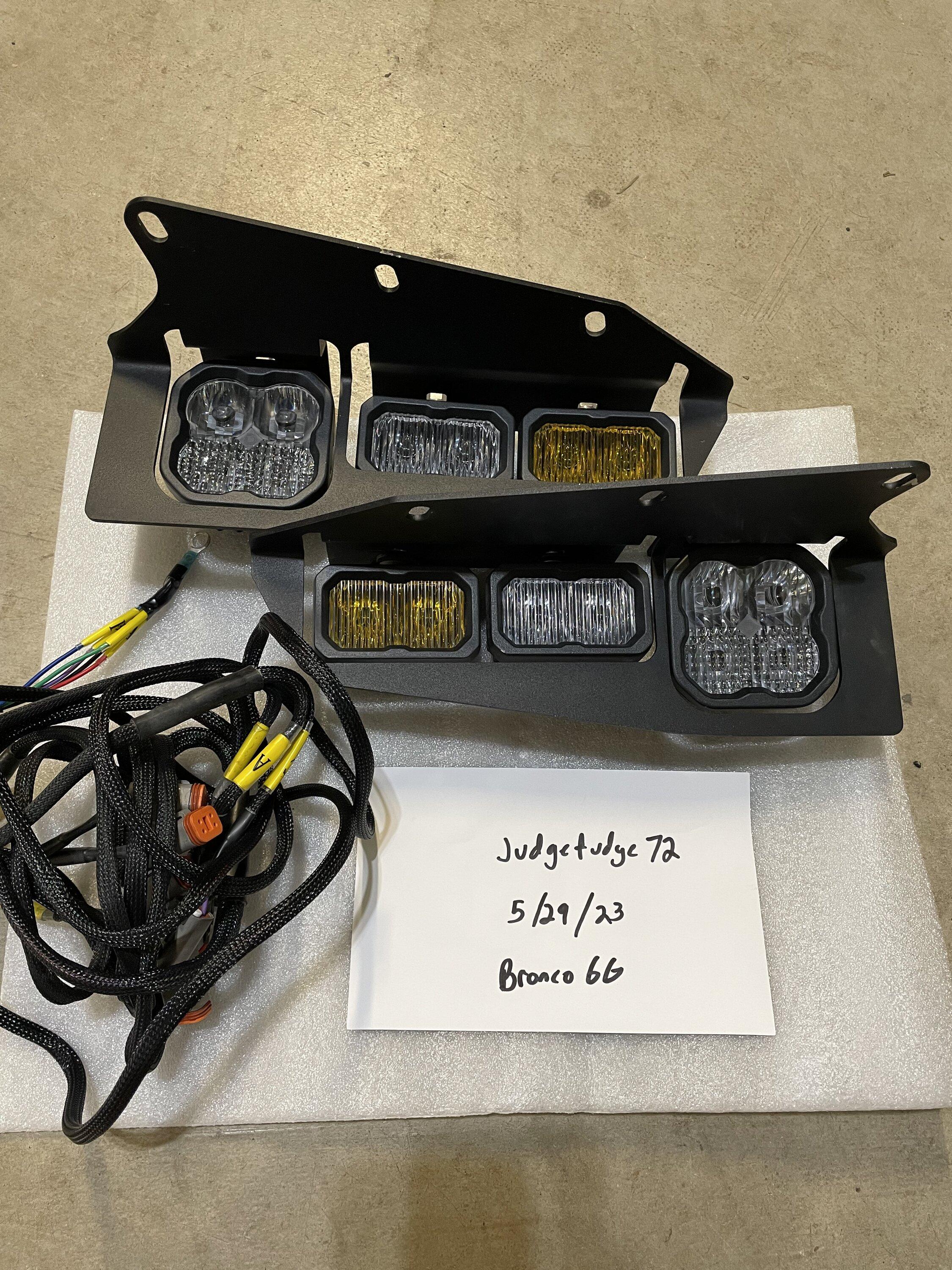 Ford Bronco Full Diode Dynamics Fog Light Kit for Mod Bumper IMG_1283