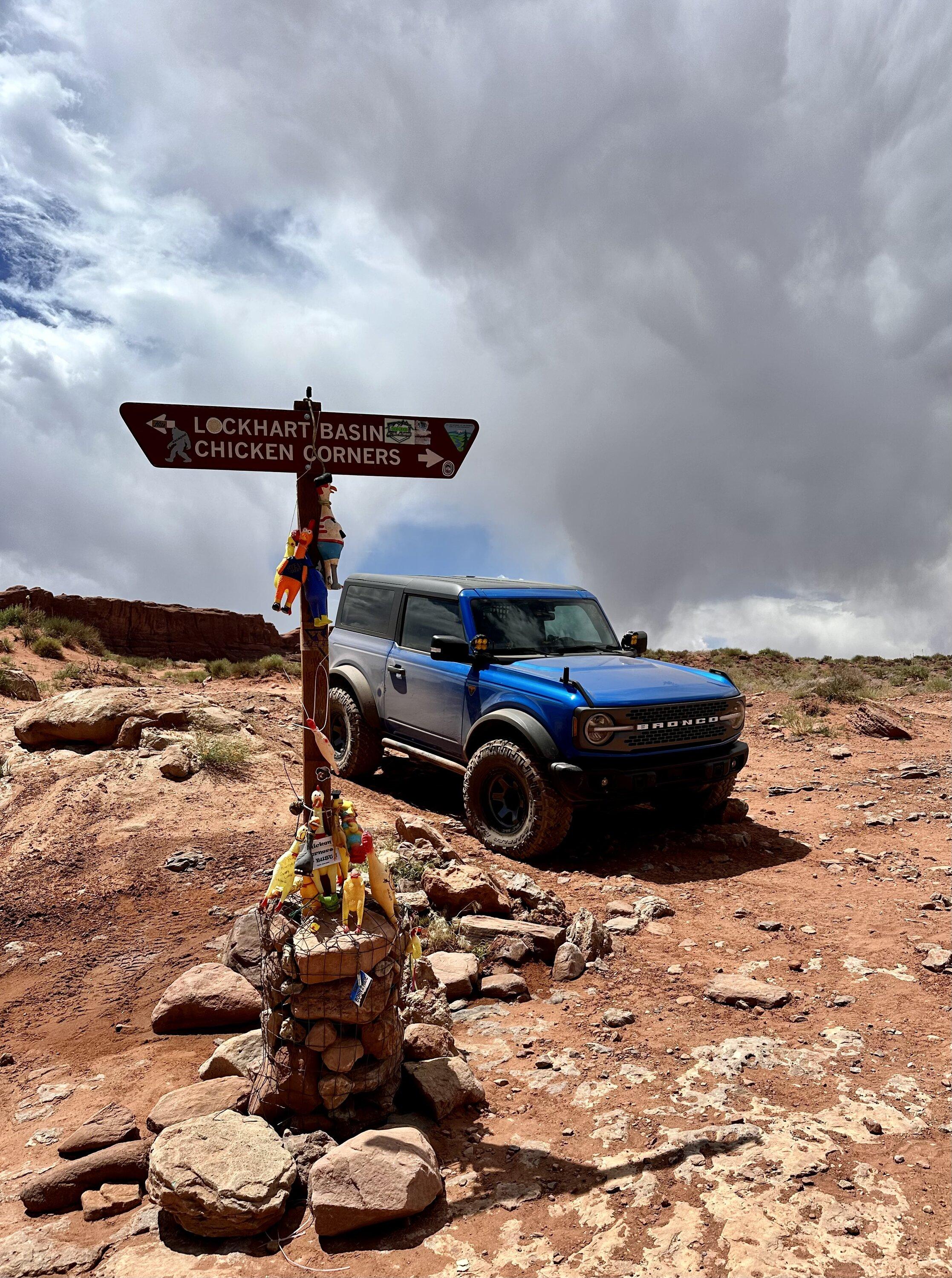 Ford Bronco Red Bandit goes to Moab IMG_3177